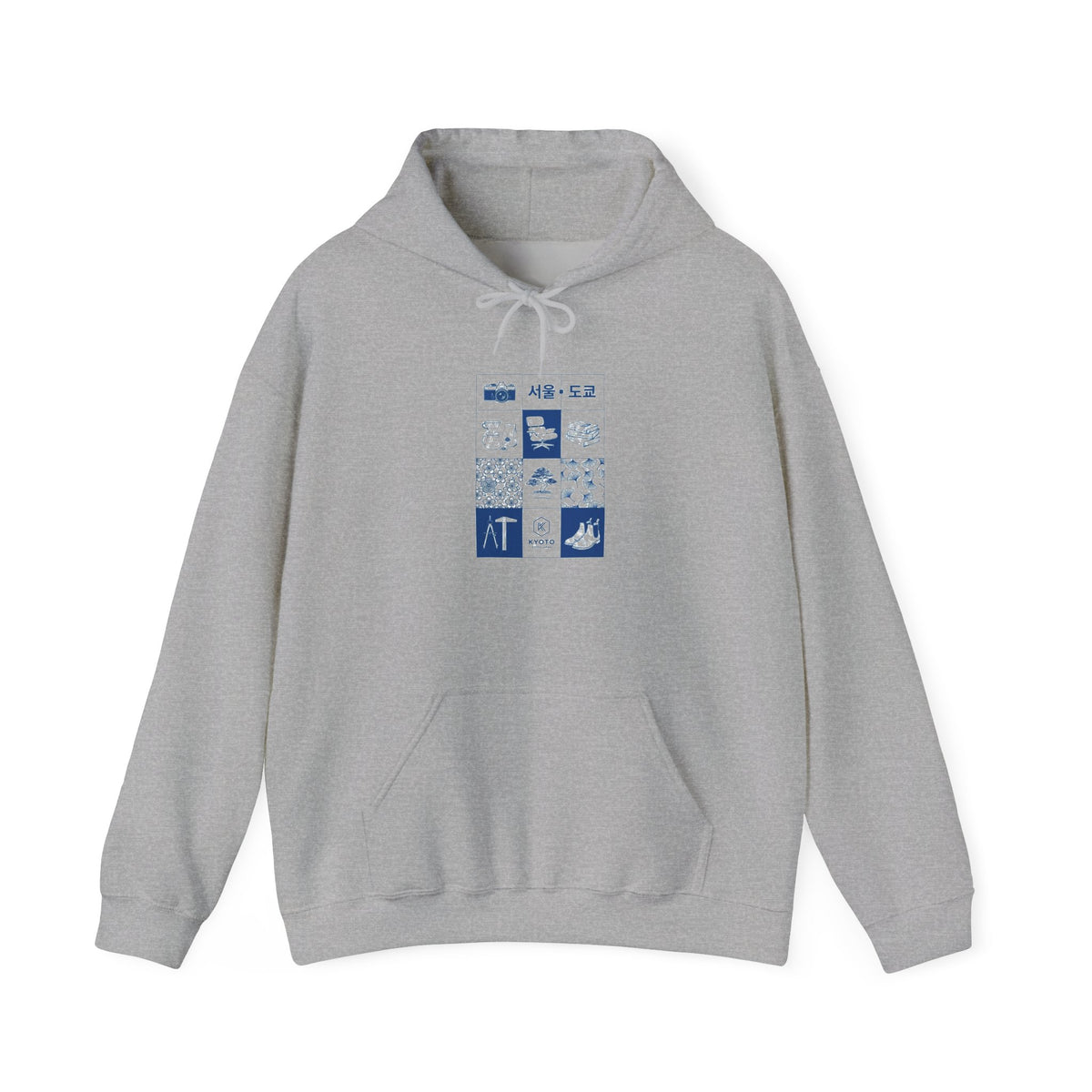 Icons Grid  - BasicPrint - Hoodie