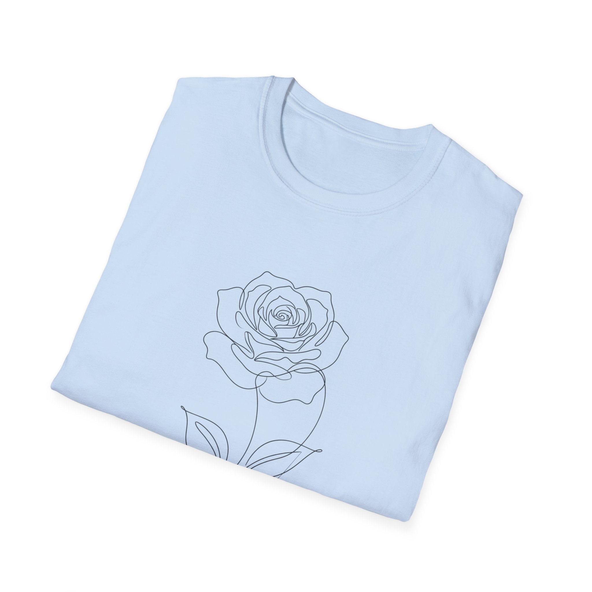 Rose - LineArt - Graphic Tee