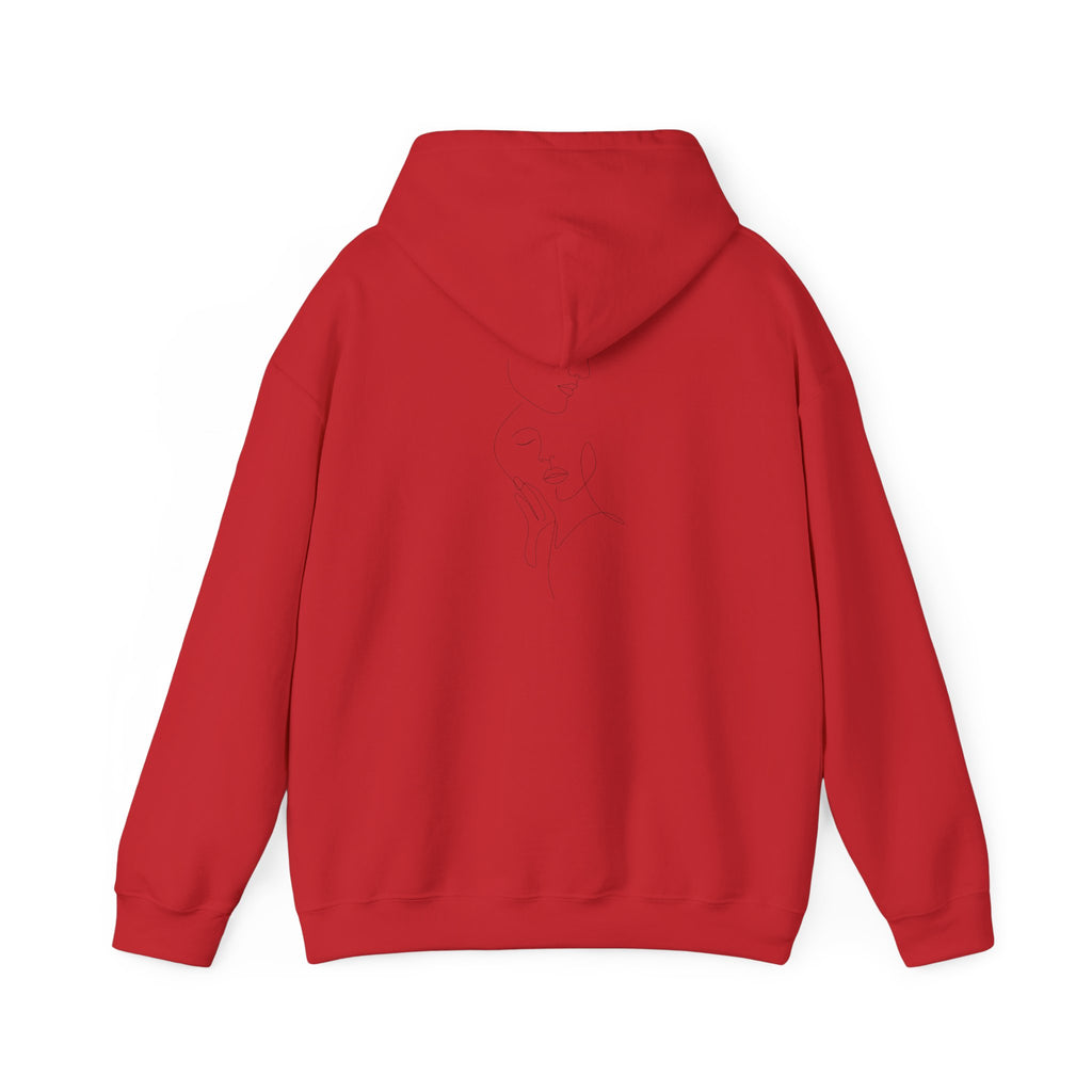 Minimalist Faces - LineArt - Hoodie