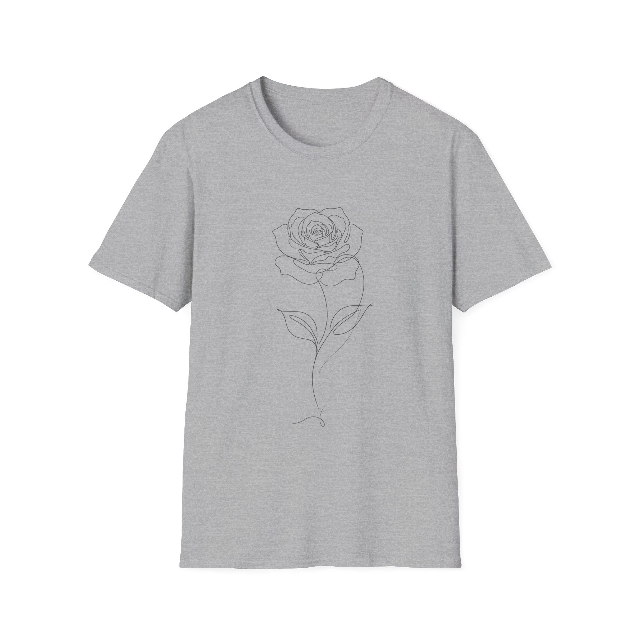 Rose - LineArt - Graphic Tee