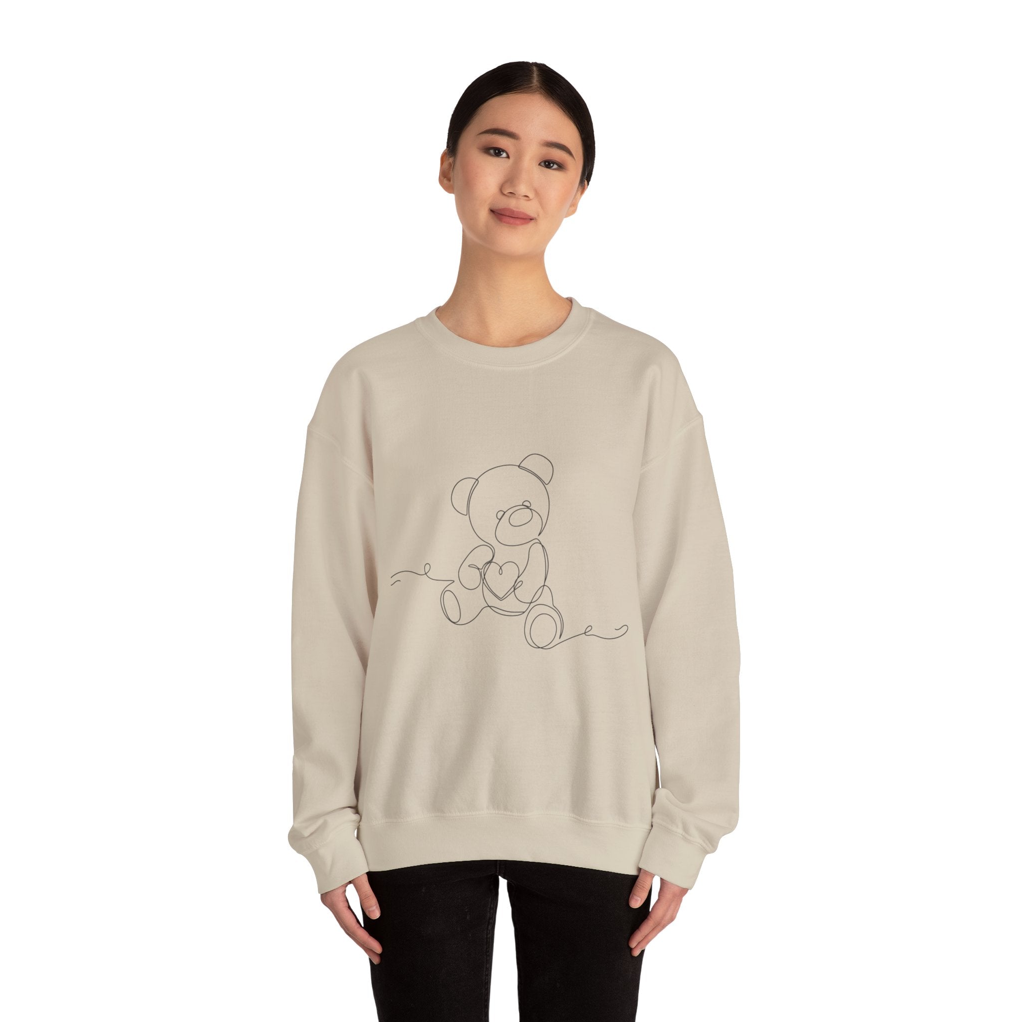 Puppy - LineArt - Crewneck Sweatshirt