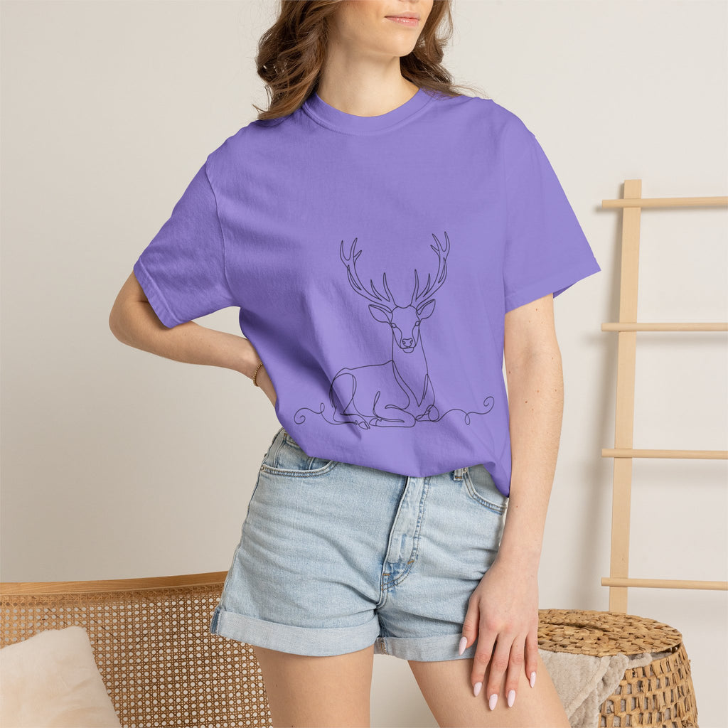 Deer - LineArt - Graphic Tee