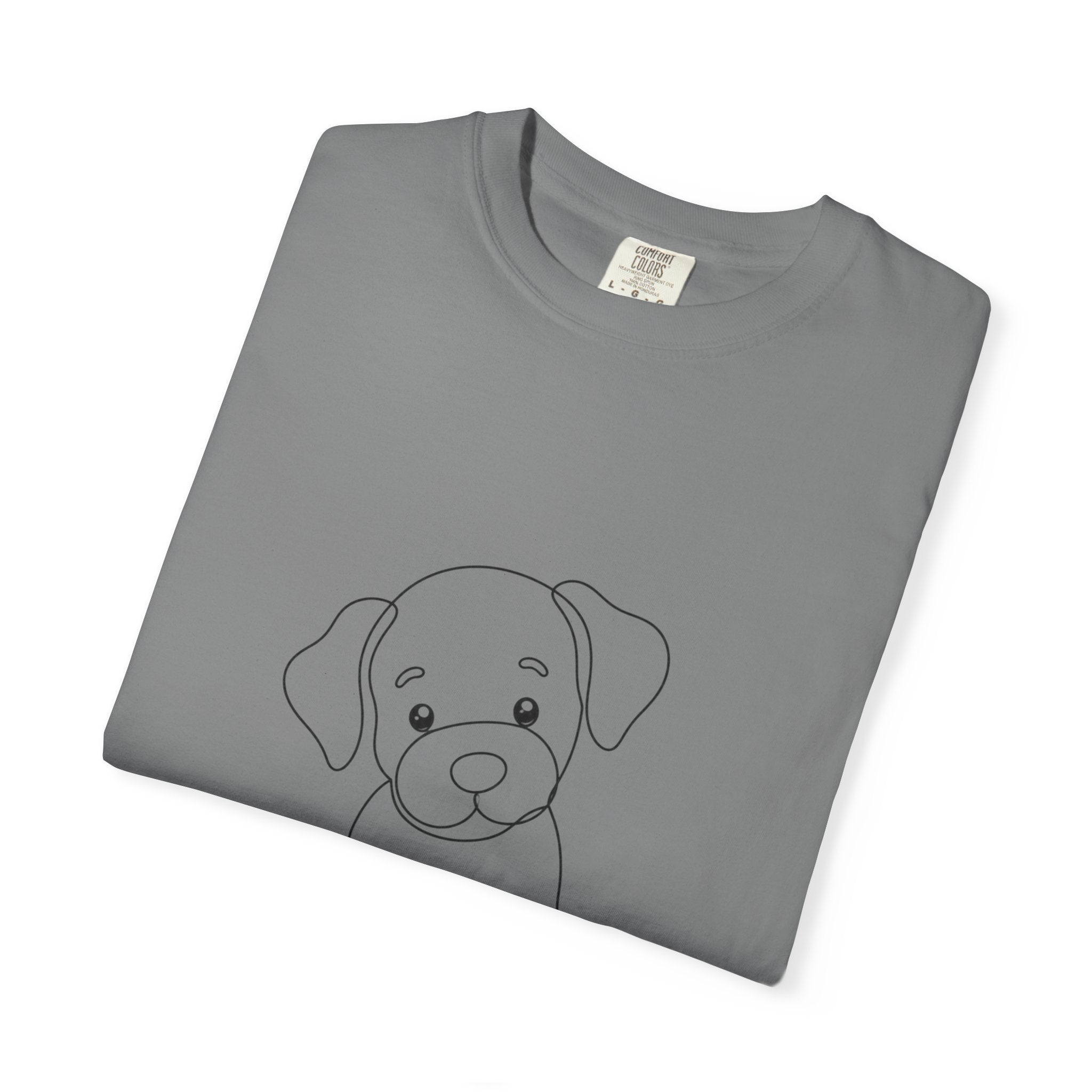 Puppy - LineArt - Graphic Tee