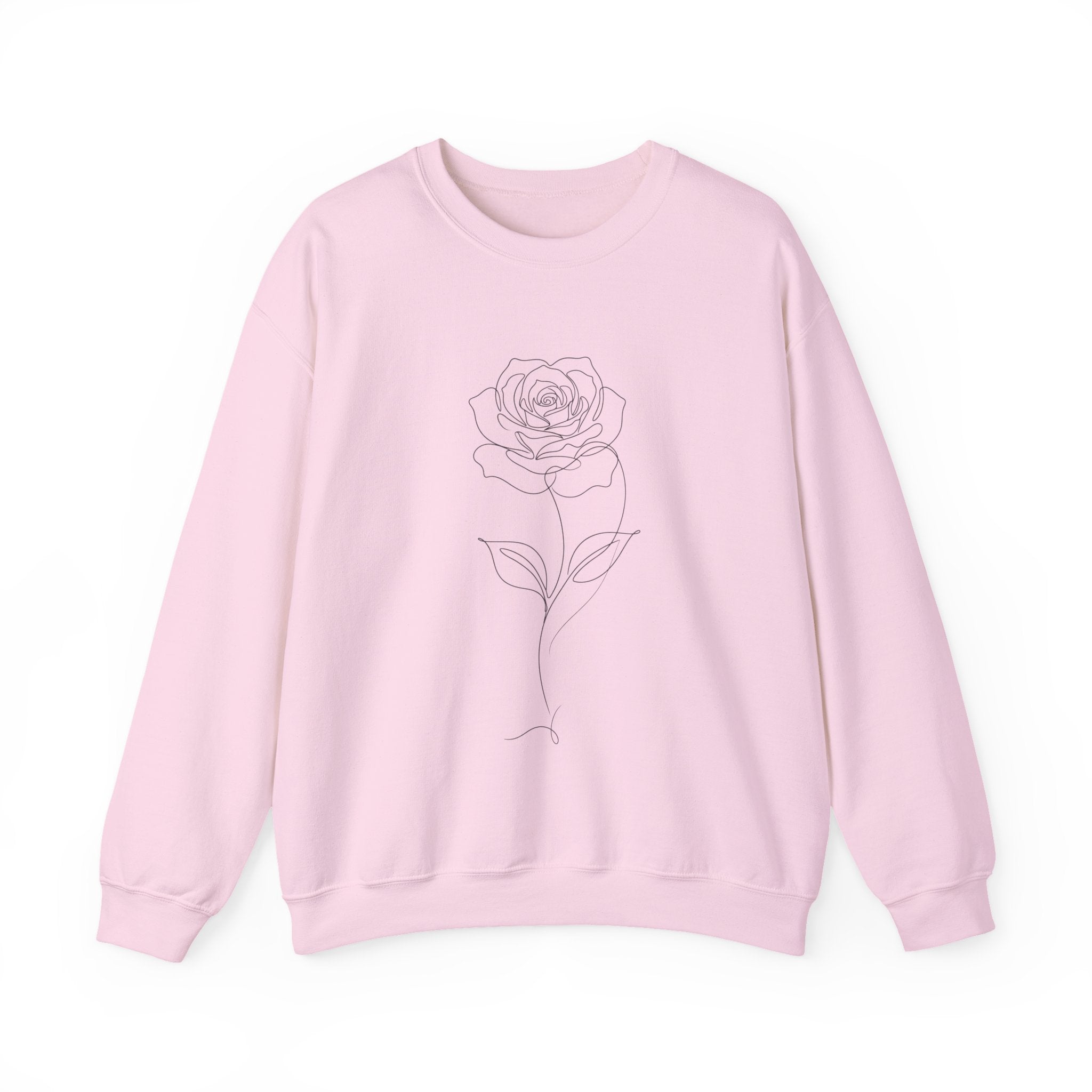 Rose - LineArt - Crewneck Sweatshirt