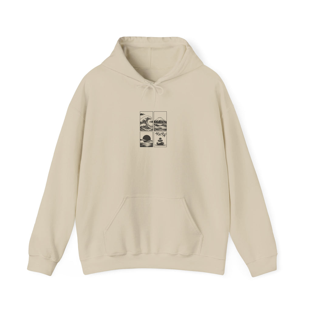 Zen Landscape - BasicPrint - Hoodie