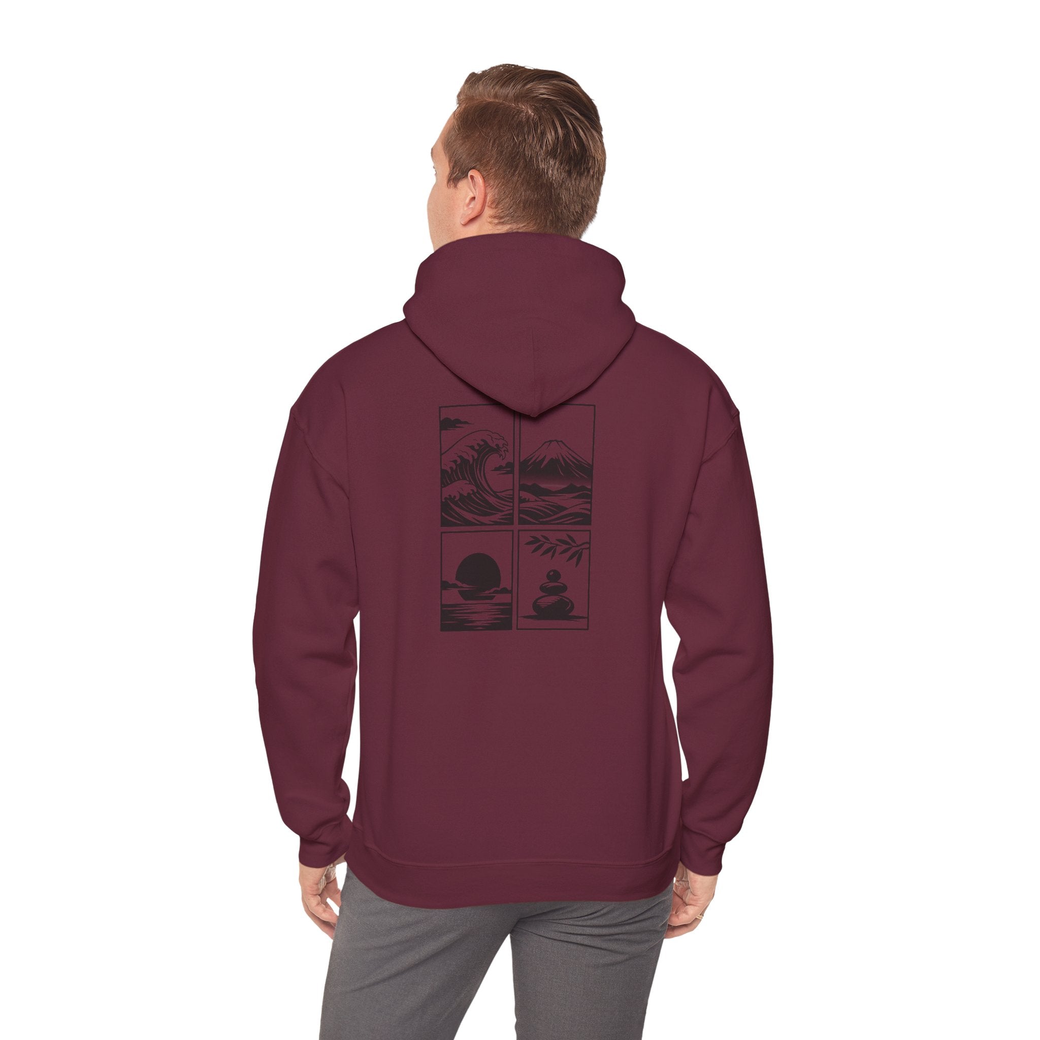 Zen Landscape - BasicPrint - Hoodie