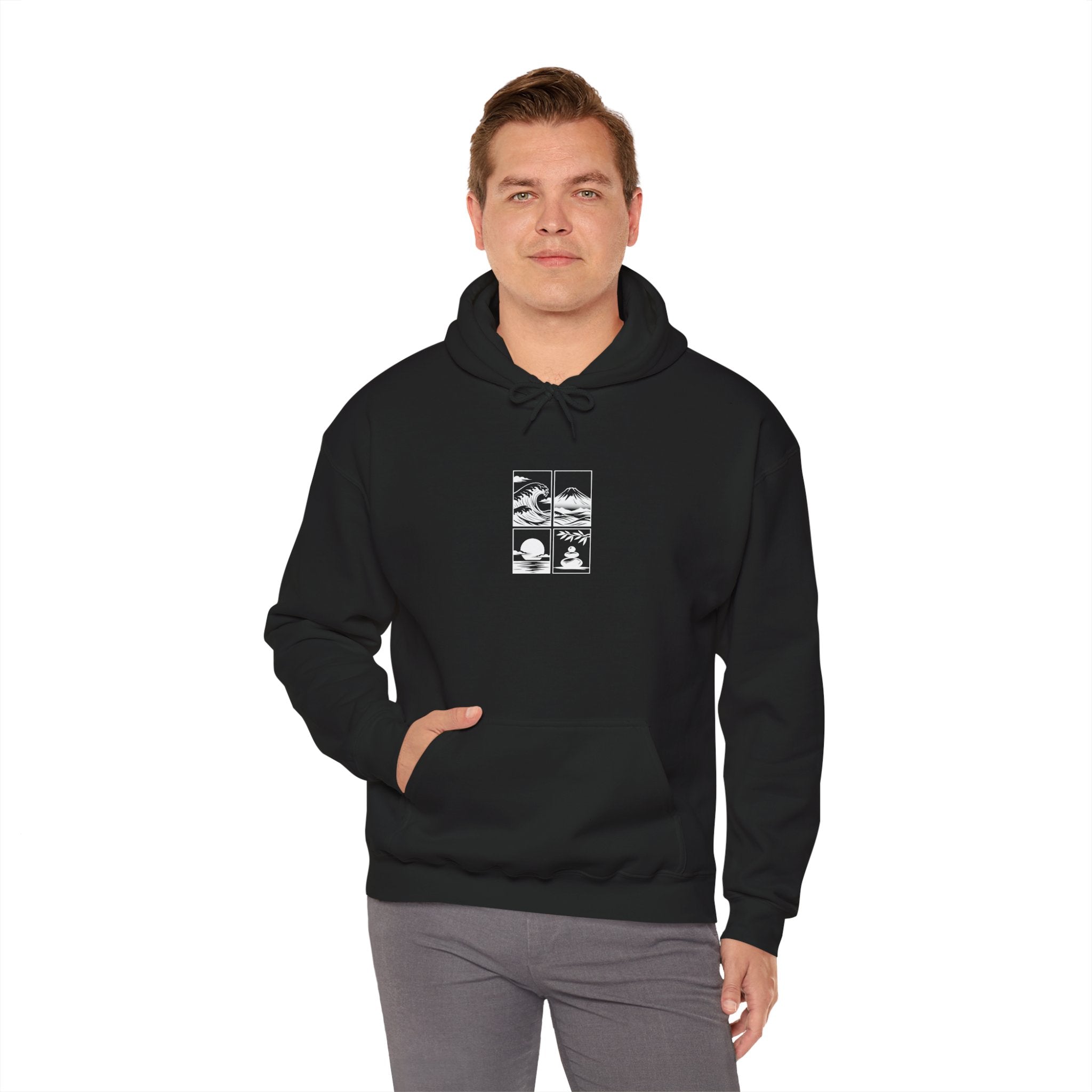 Zen Landscape - BasicPrint - Hoodie