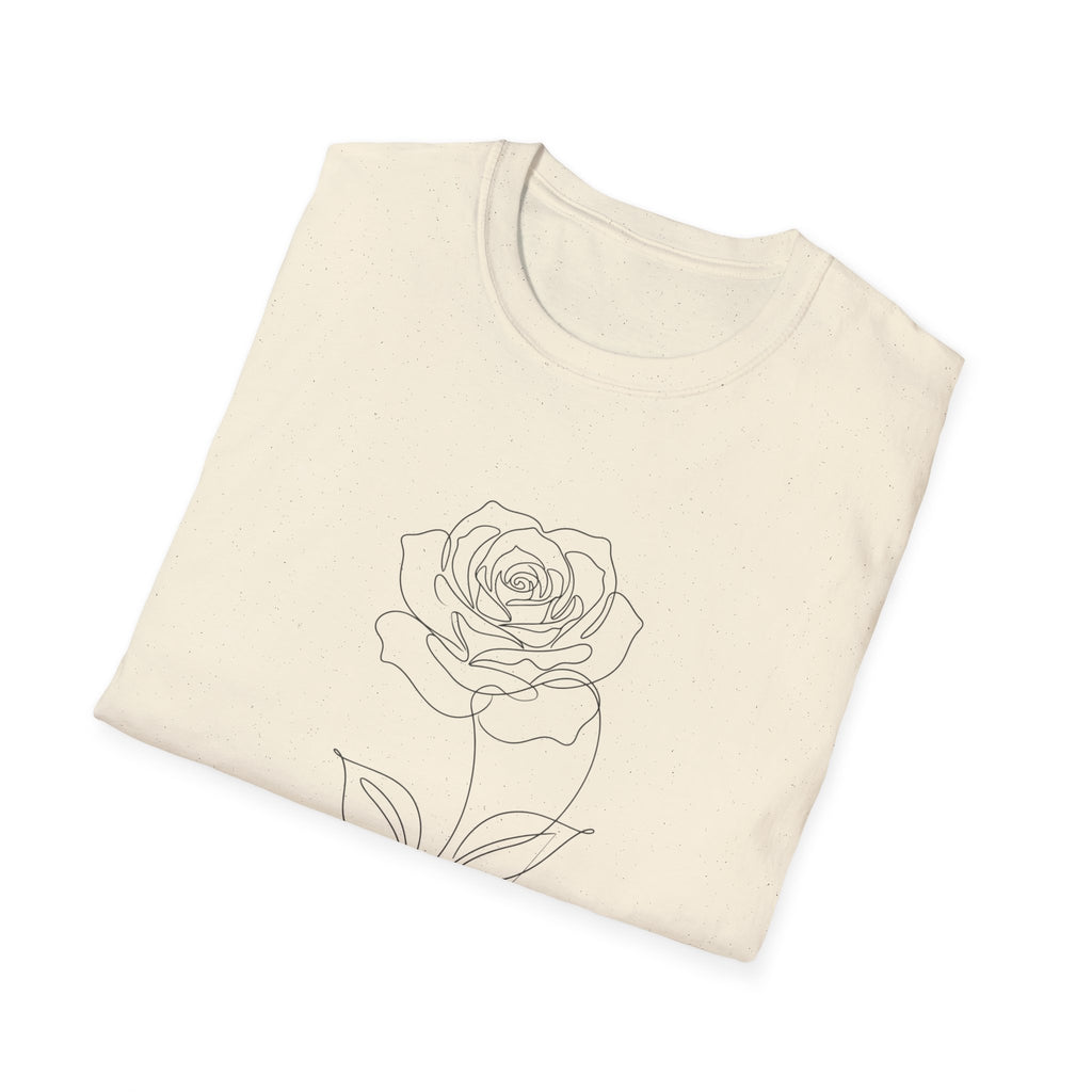 Rose - LineArt - Graphic Tee