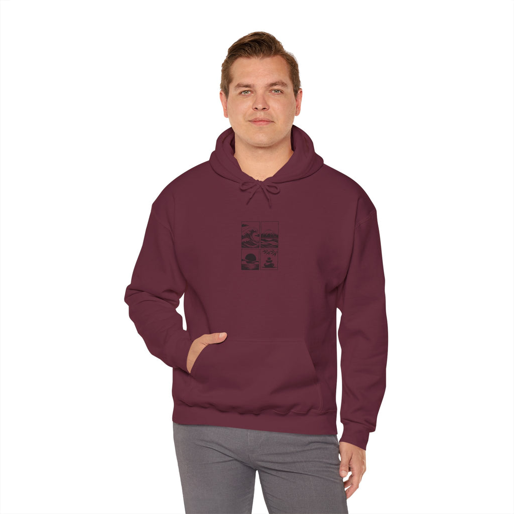 Zen Landscape - BasicPrint - Hoodie