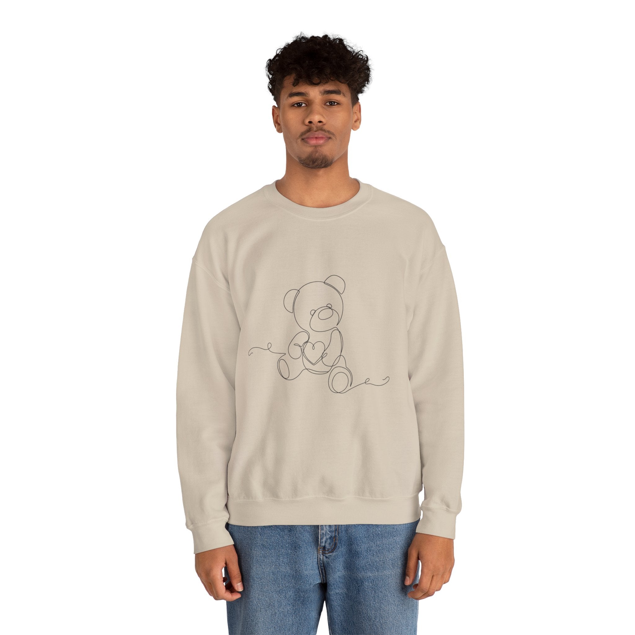 Teddy - LineArt - Crewneck Sweatshirt