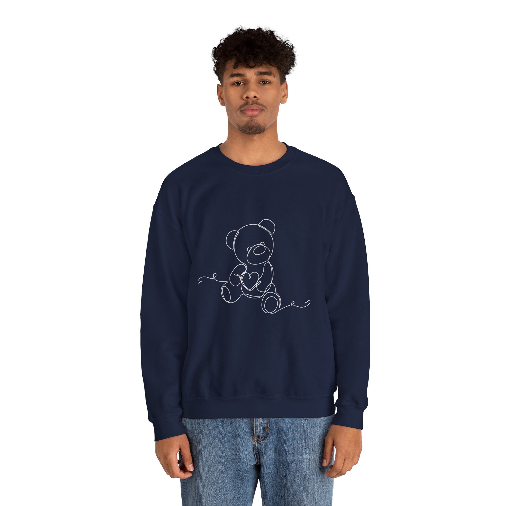 Teddy - LineArt - Crewneck Sweatshirt