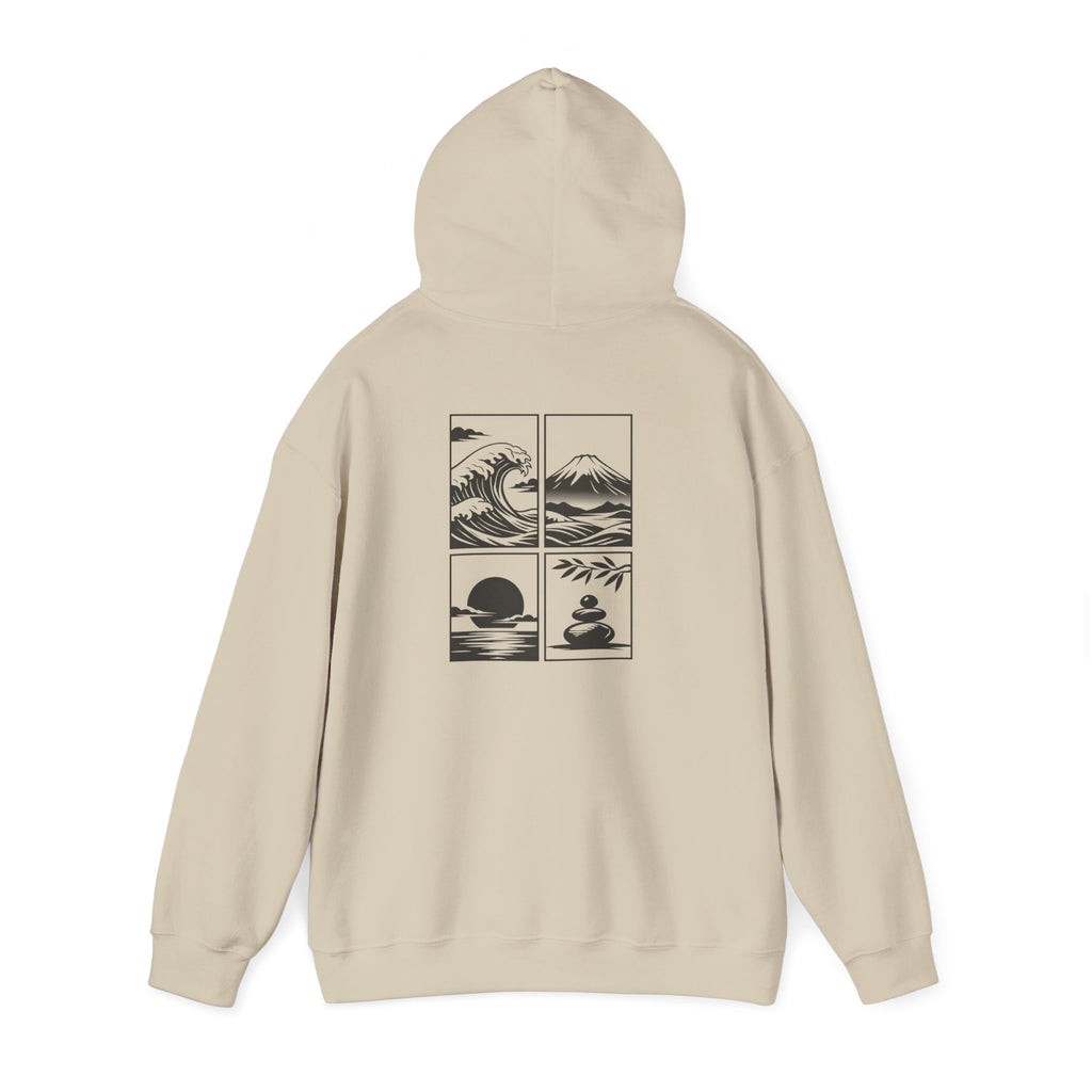 Zen Landscape - BasicPrint - Hoodie