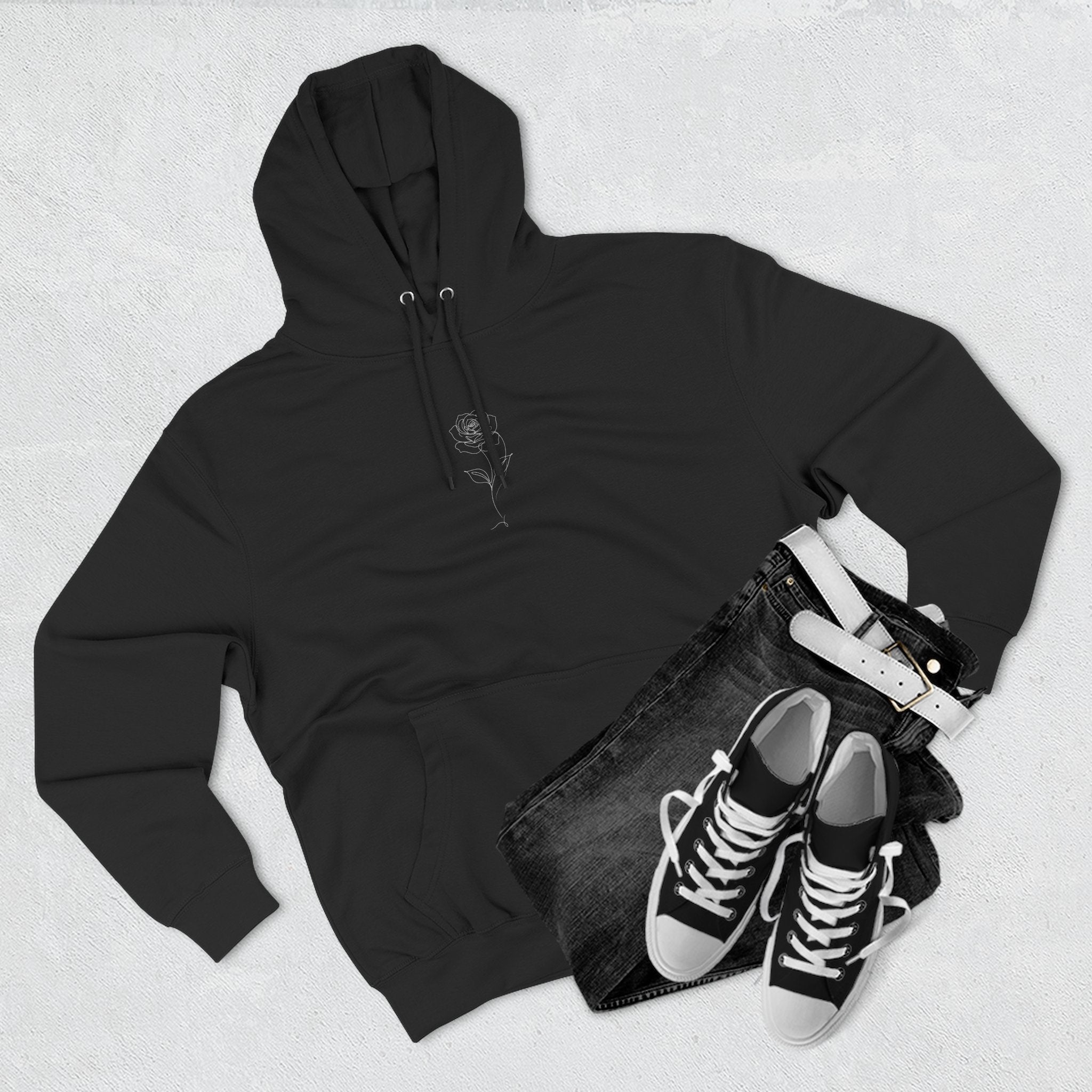 Rose - LineArt - Hoodie