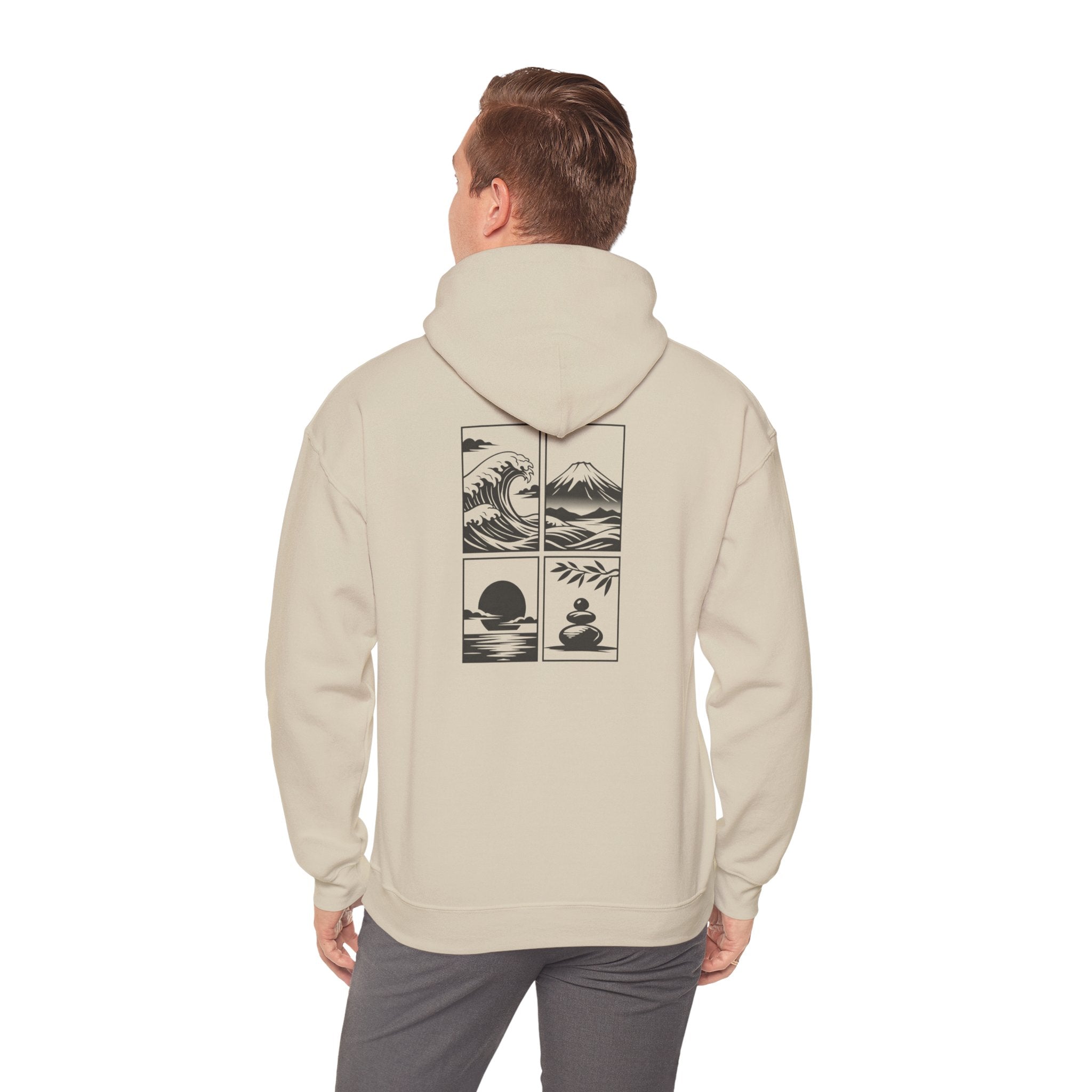 Zen Landscape - BasicPrint - Hoodie