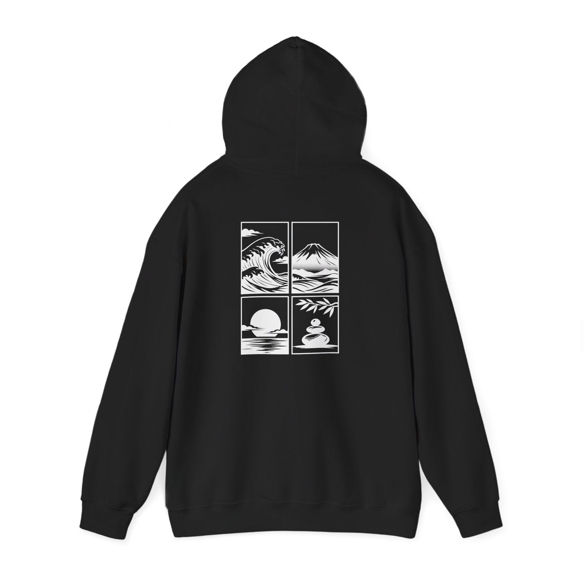 Zen Landscape - BasicPrint - Hoodie