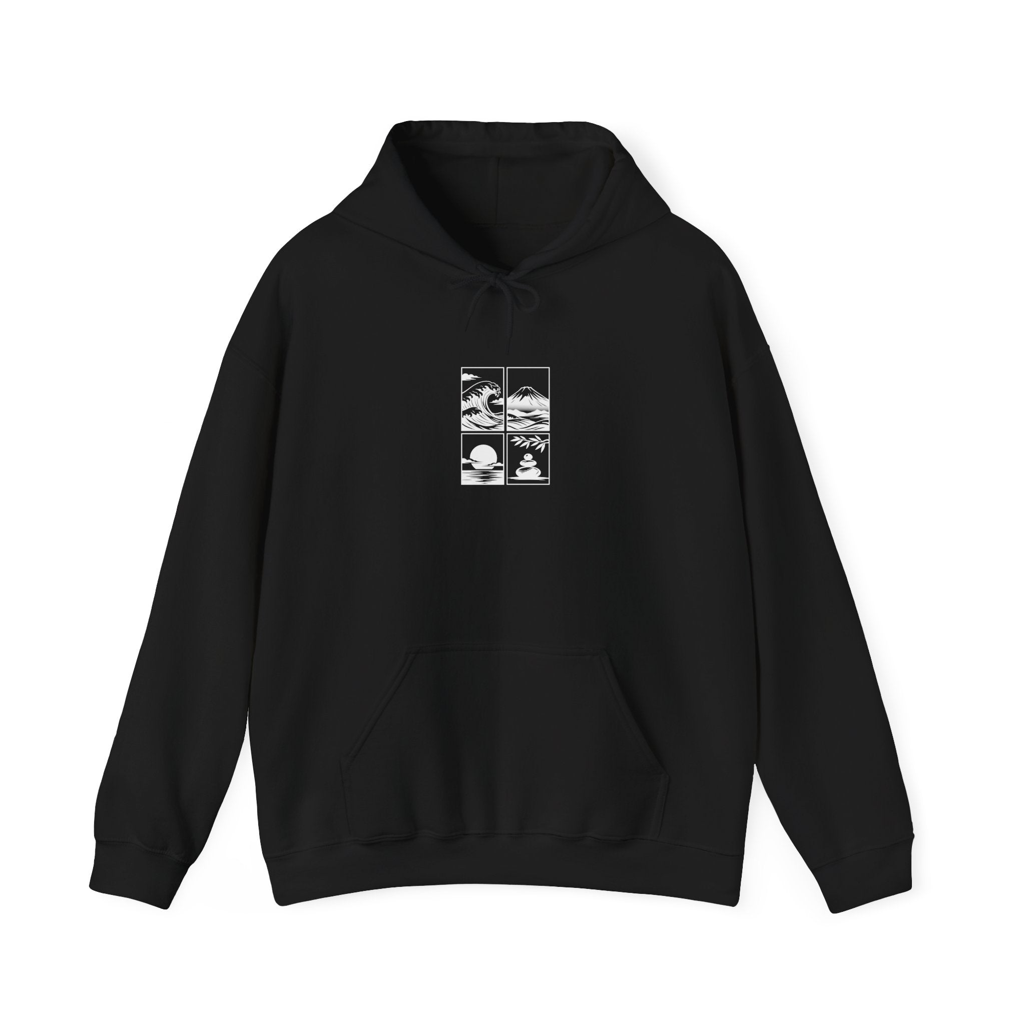 Zen Landscape - BasicPrint - Hoodie
