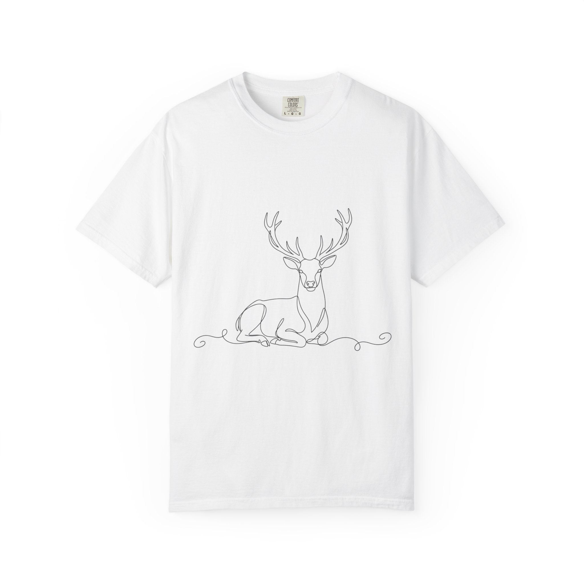 Deer - LineArt - Graphic Tee