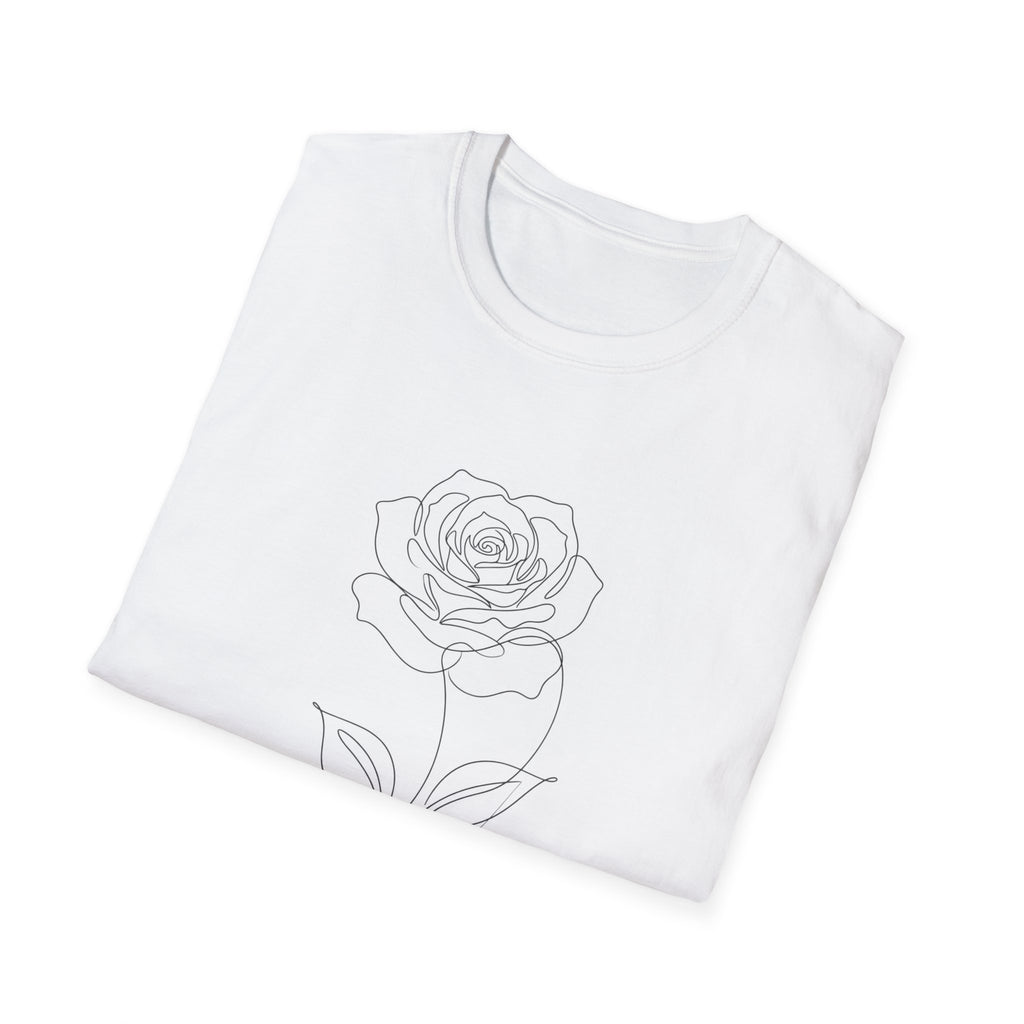 Rose - LineArt - Graphic Tee