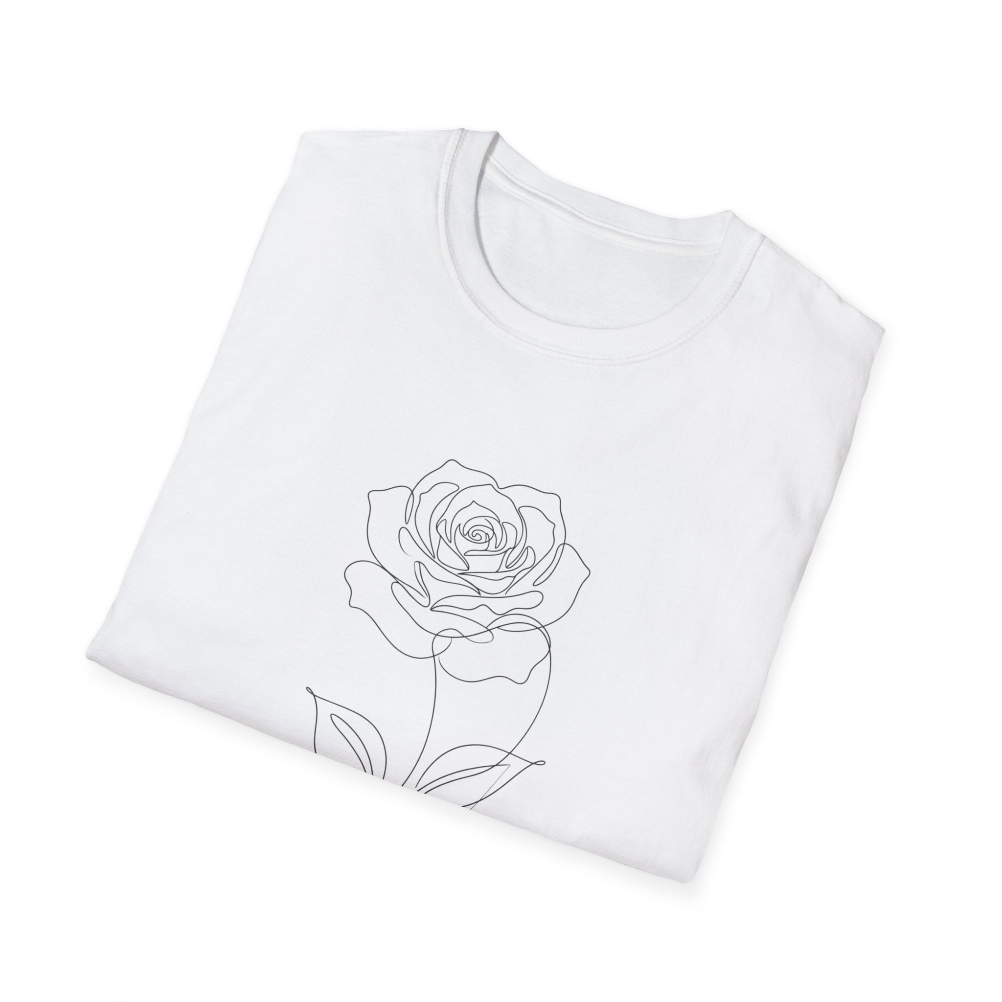 Rose - LineArt - Graphic Tee