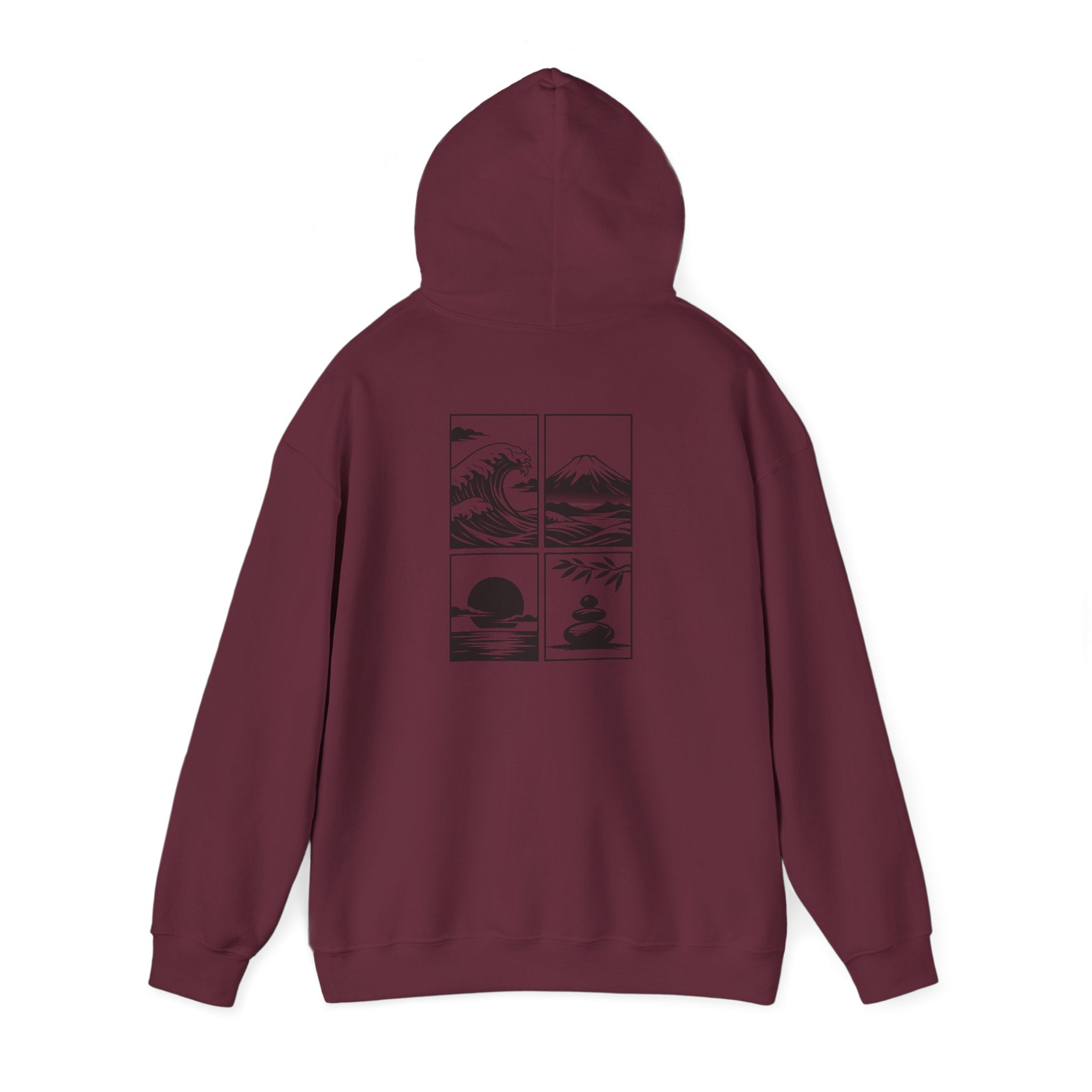 Zen Landscape - BasicPrint - Hoodie