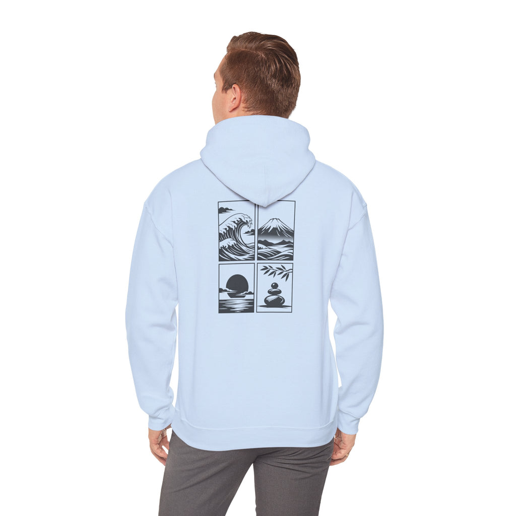 Zen Landscape - BasicPrint - Hoodie