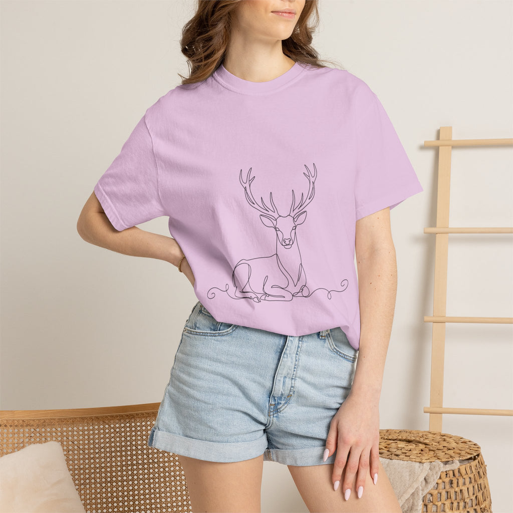 Deer - LineArt - Graphic Tee