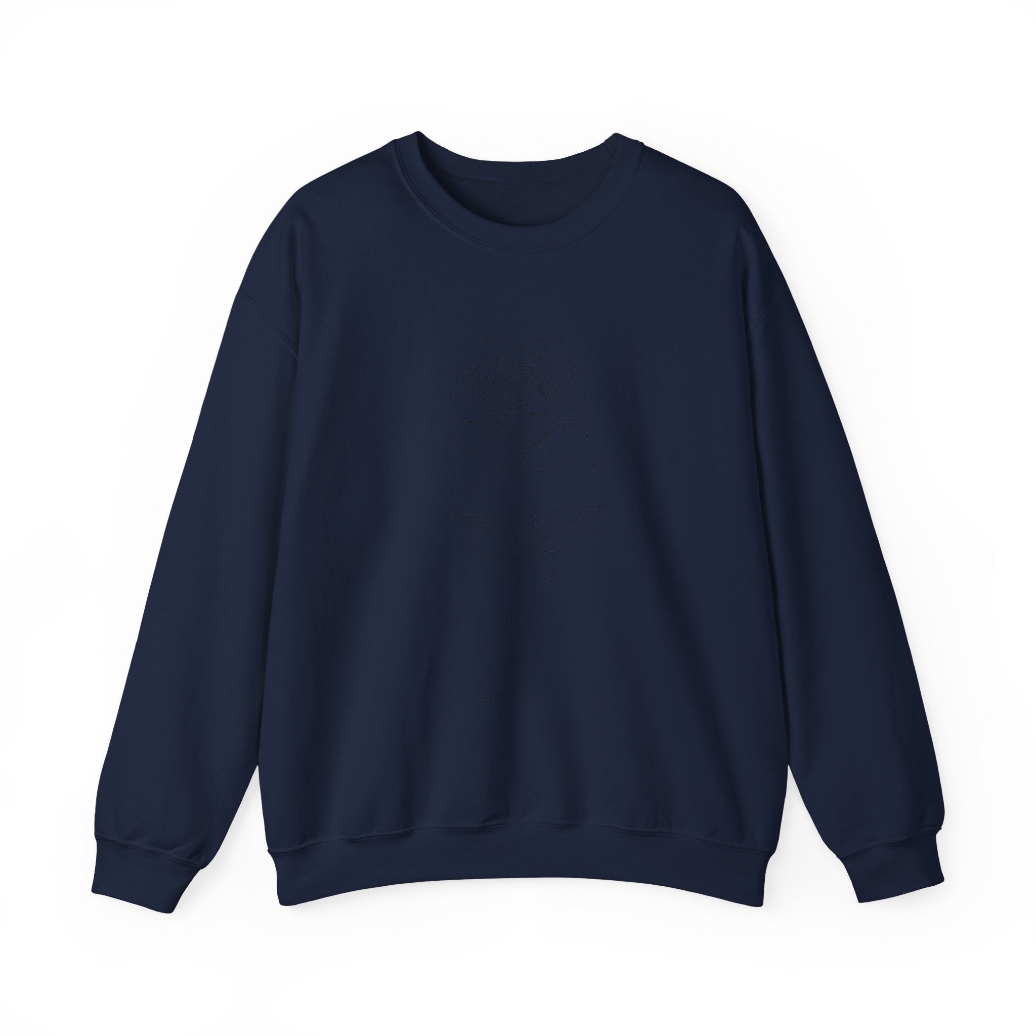 Rose - LineArt - Crewneck Sweatshirt