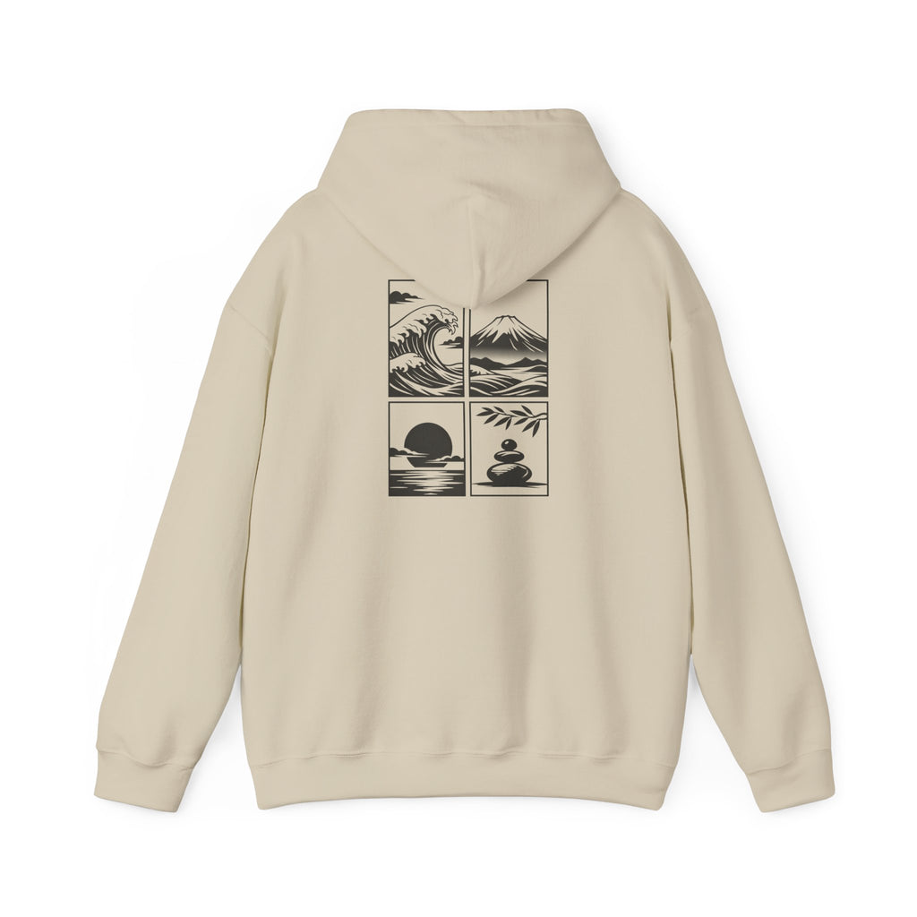 Zen Landscape - BasicPrint - Hoodie