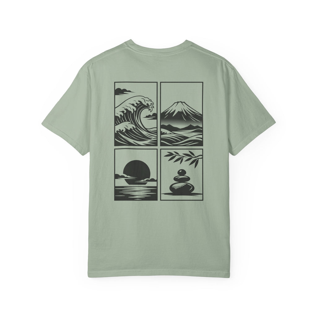 Zen Landscape - BasicPrint - Graphic Tee