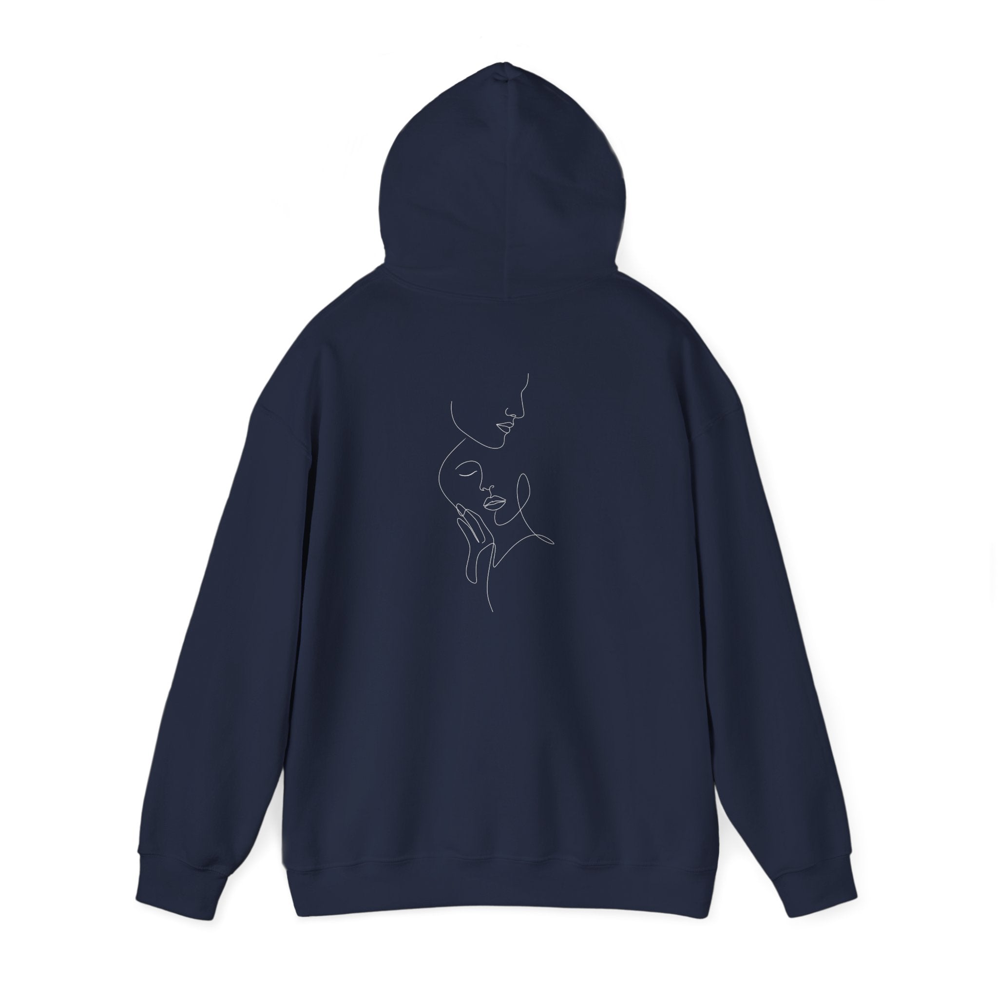 Minimalist Faces - LineArt - Hoodie