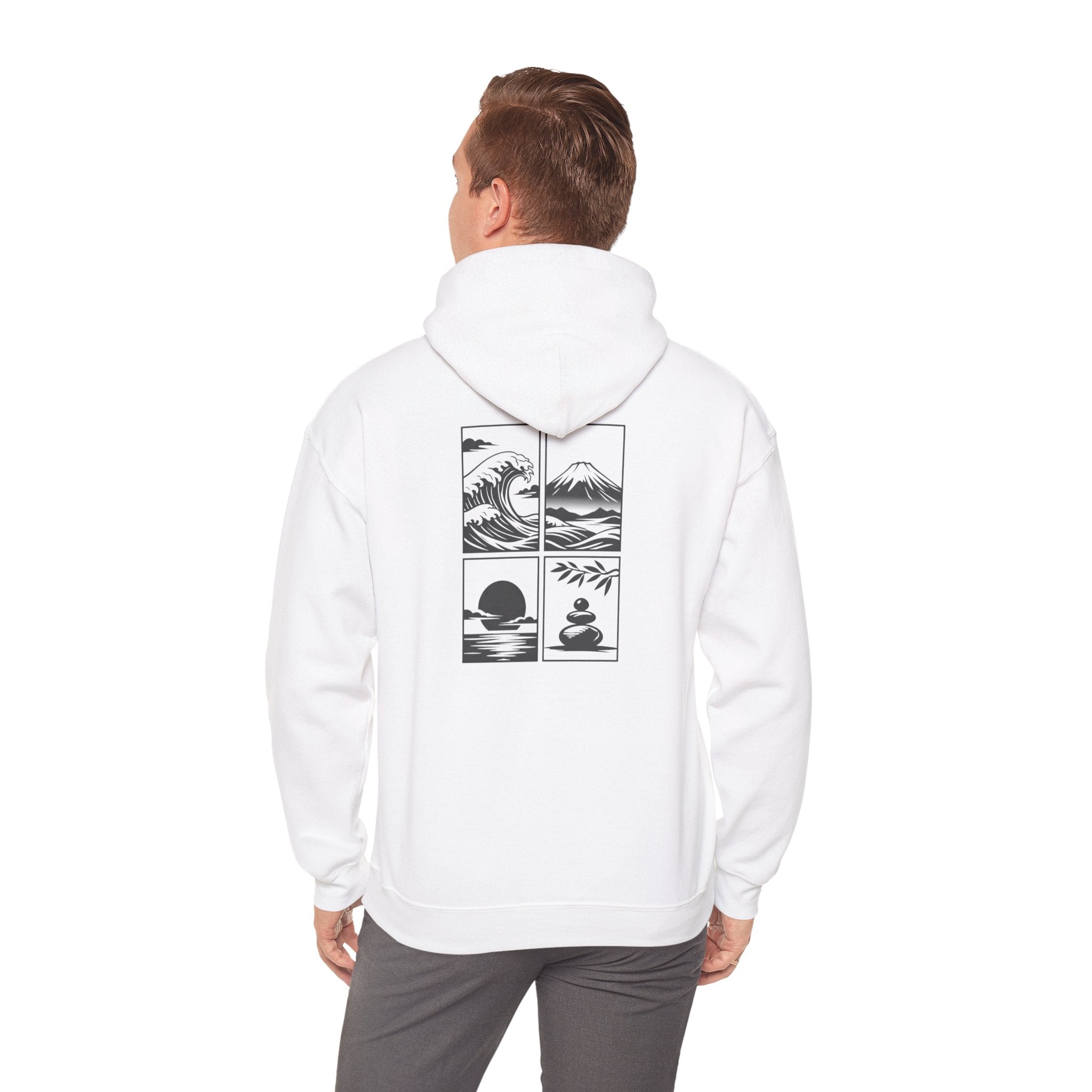 Zen Landscape - BasicPrint - Hoodie