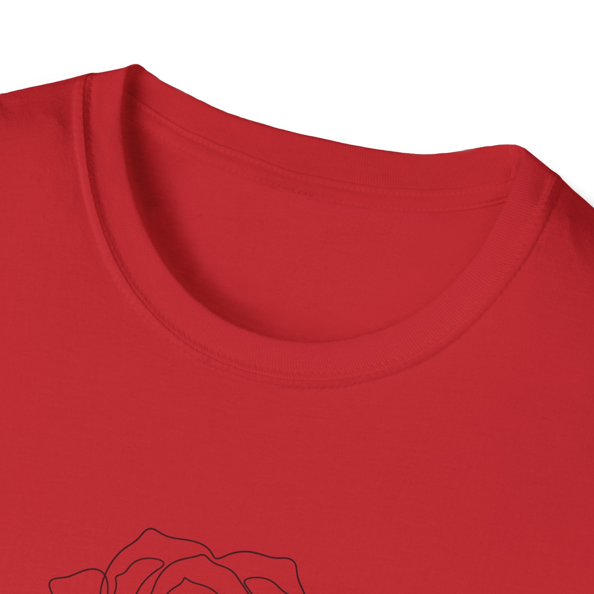 Rose - LineArt - Graphic Tee