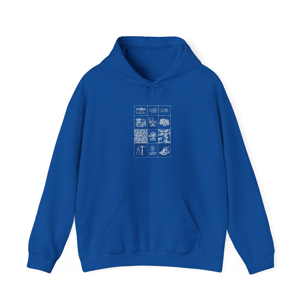 Icons Grid  - BasicPrint - Hoodie