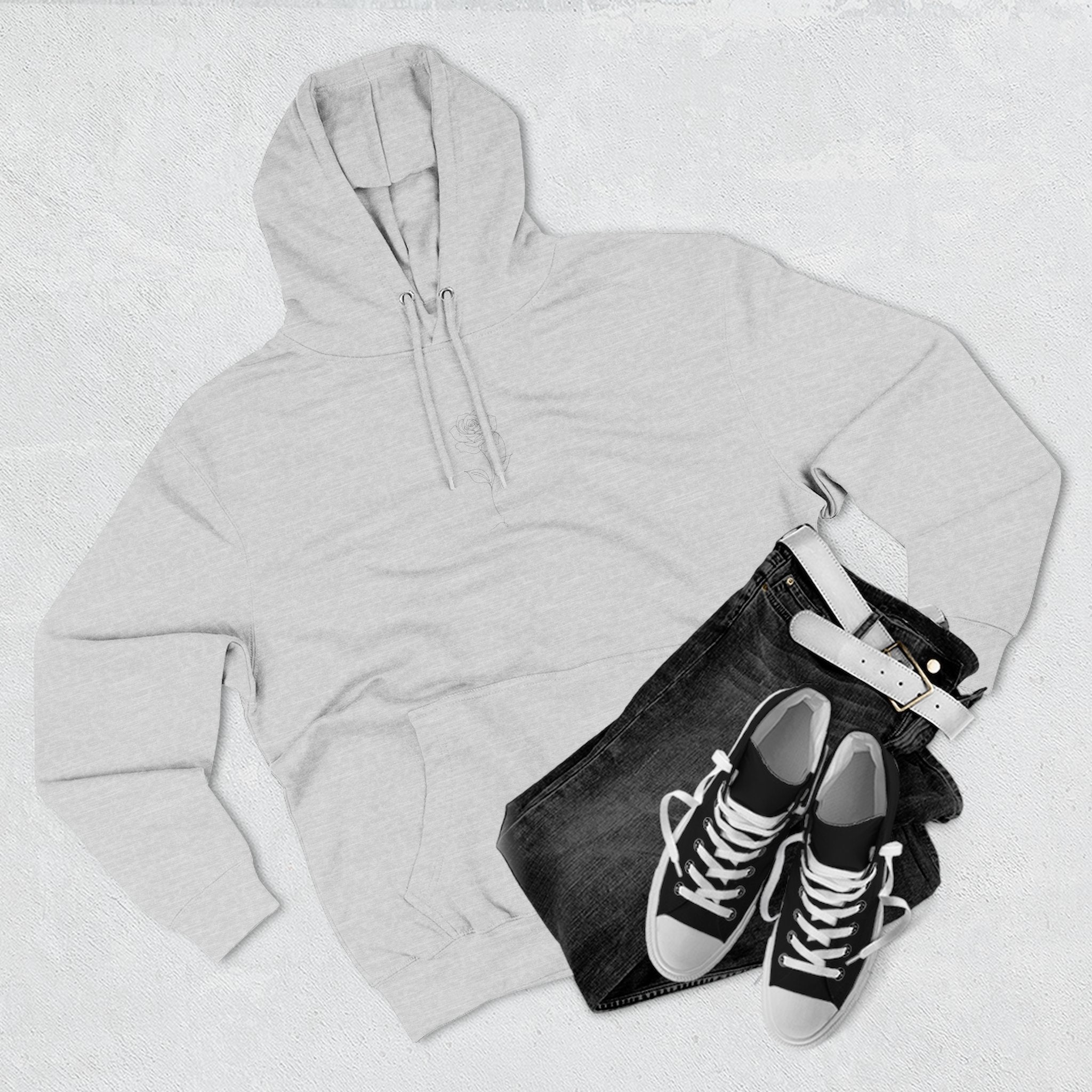 Rose - LineArt - Hoodie