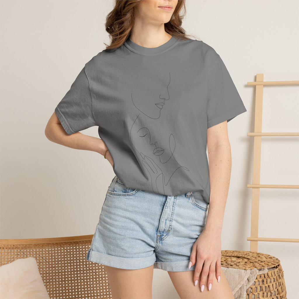 Minimalist Faces - LineArt - Graphic Tee