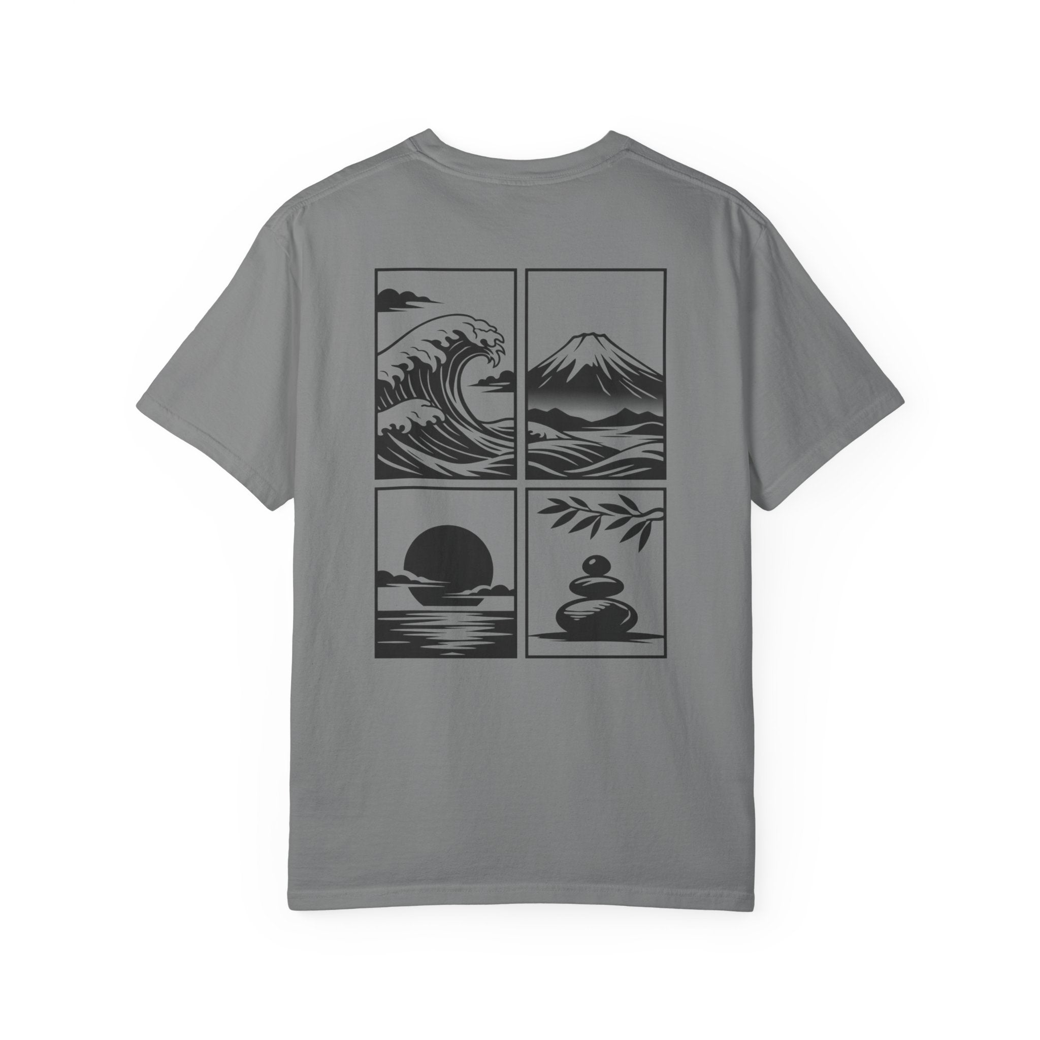 Zen Landscape - BasicPrint - Graphic Tee
