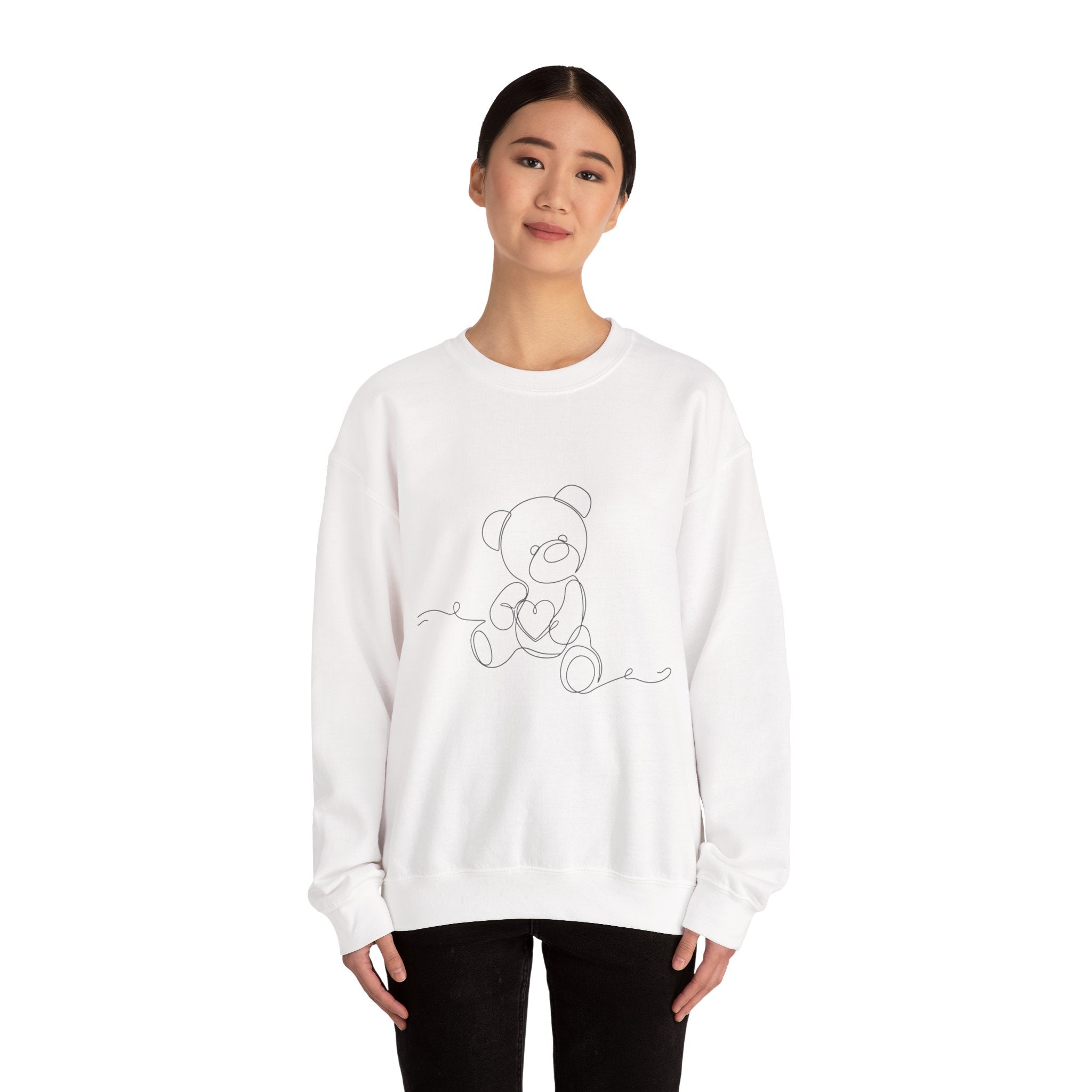 Puppy - LineArt - Crewneck Sweatshirt