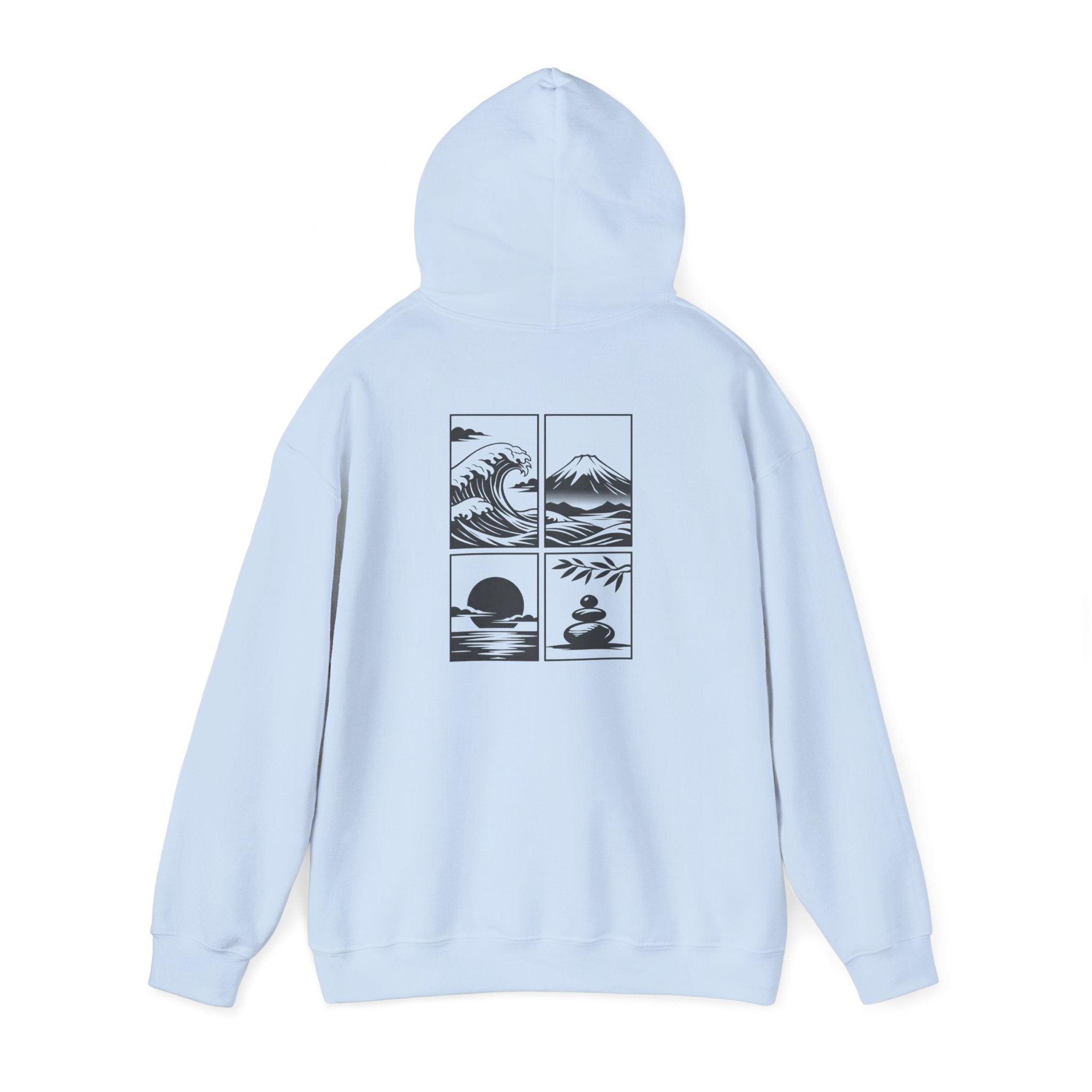 Zen Landscape - BasicPrint - Hoodie