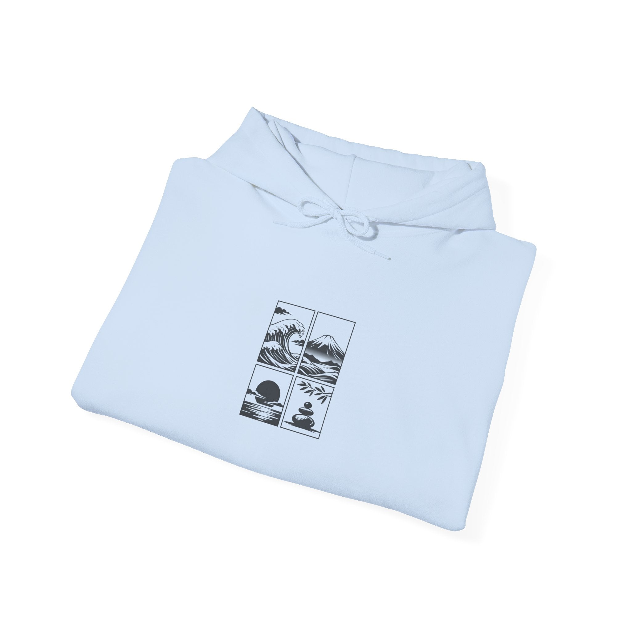 Zen Landscape - BasicPrint - Hoodie