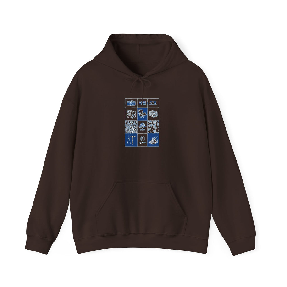 Icons Grid  - BasicPrint - Hoodie