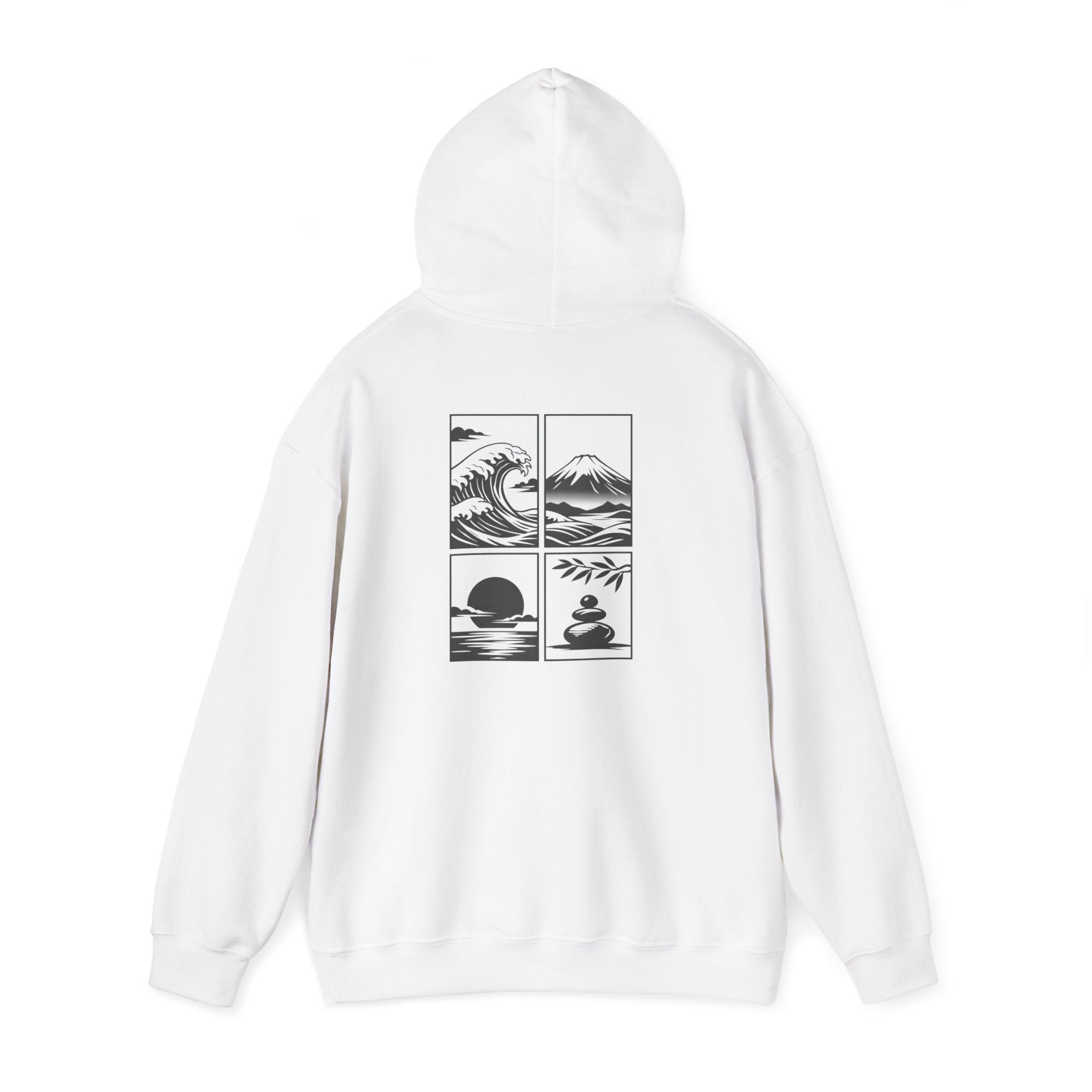Zen Landscape - BasicPrint - Hoodie