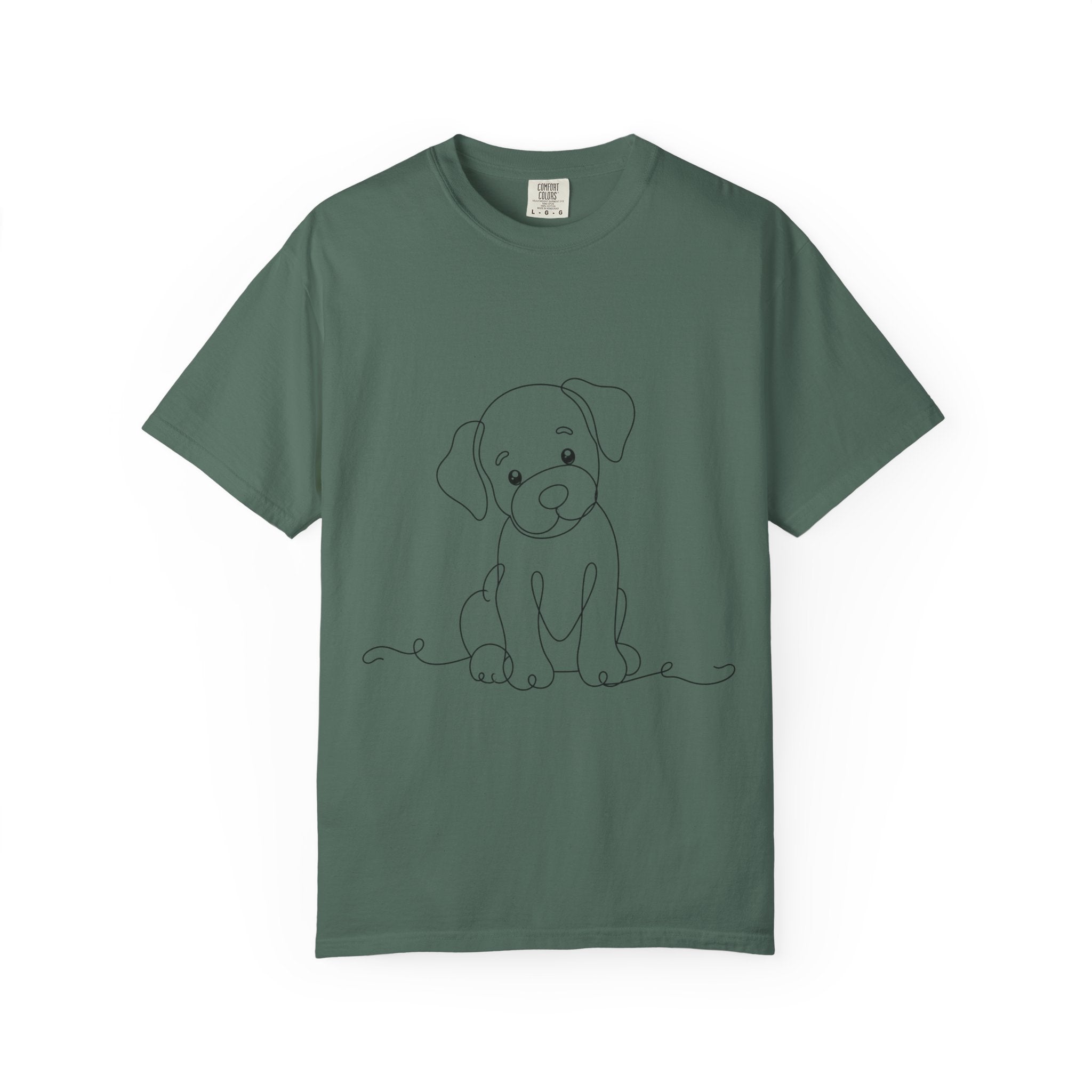 Puppy - LineArt - Graphic Tee