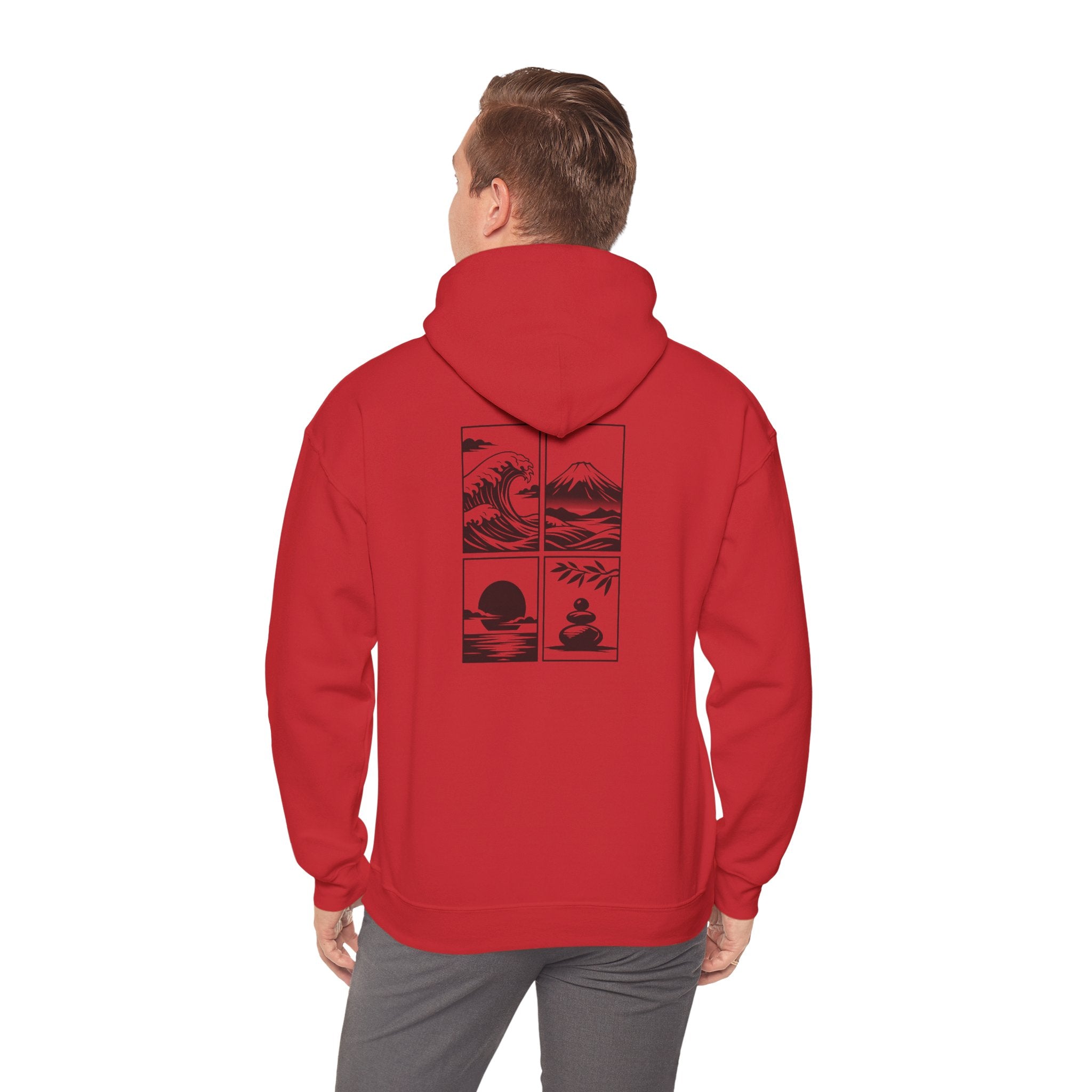Zen Landscape - BasicPrint - Hoodie