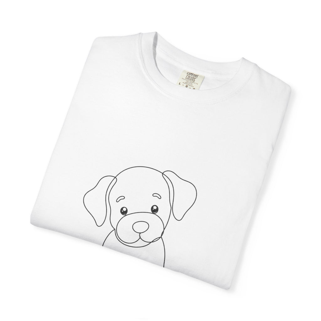 Puppy - LineArt - Graphic Tee