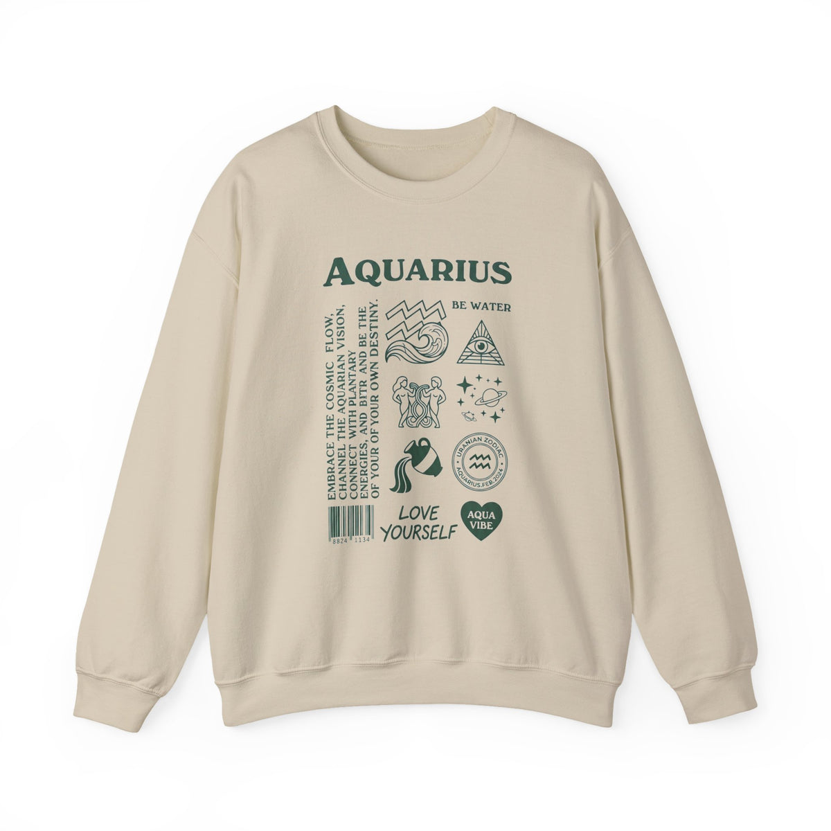 Zodiac - LineArt - Crewneck Sweatshirt