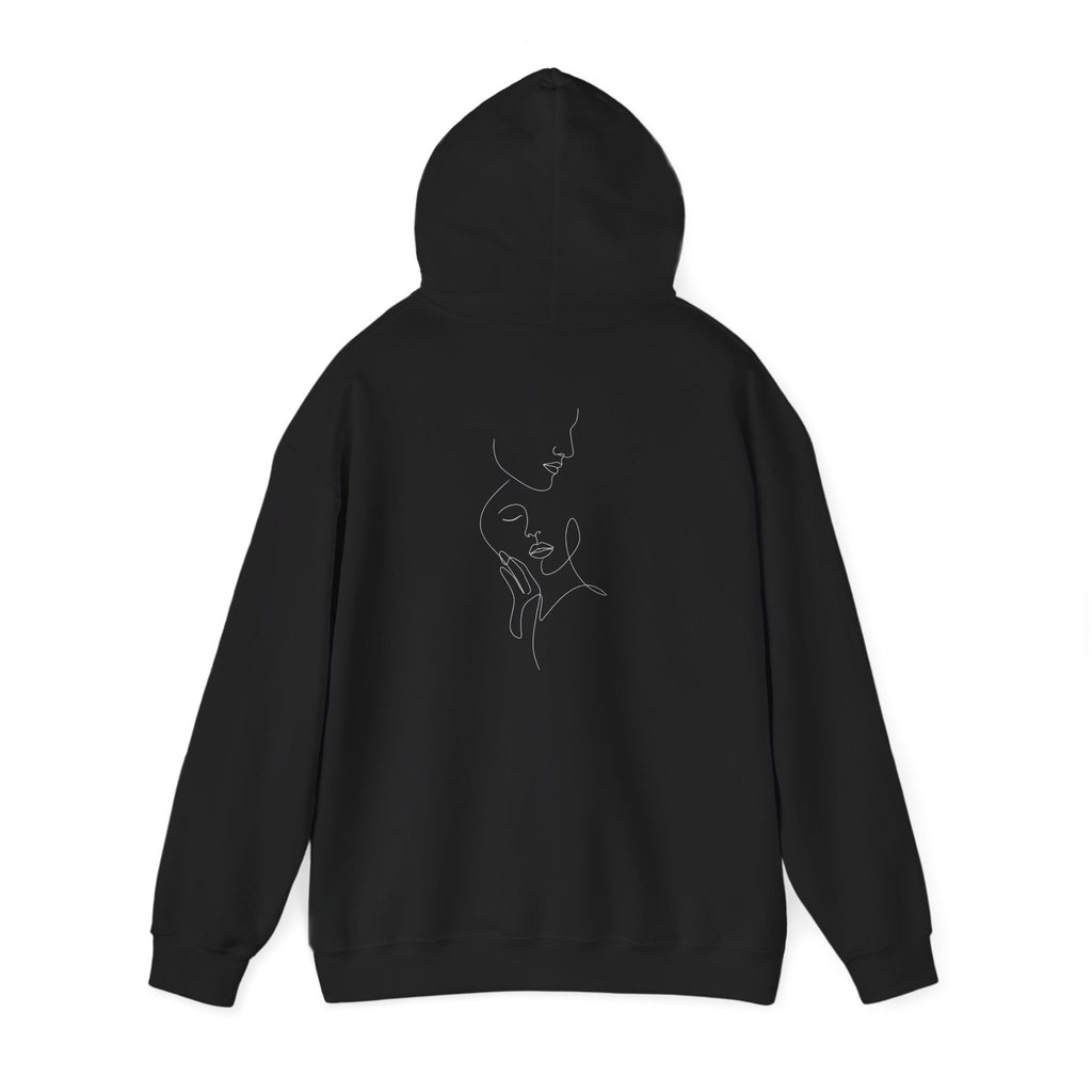 Minimalist Faces - LineArt - Hoodie