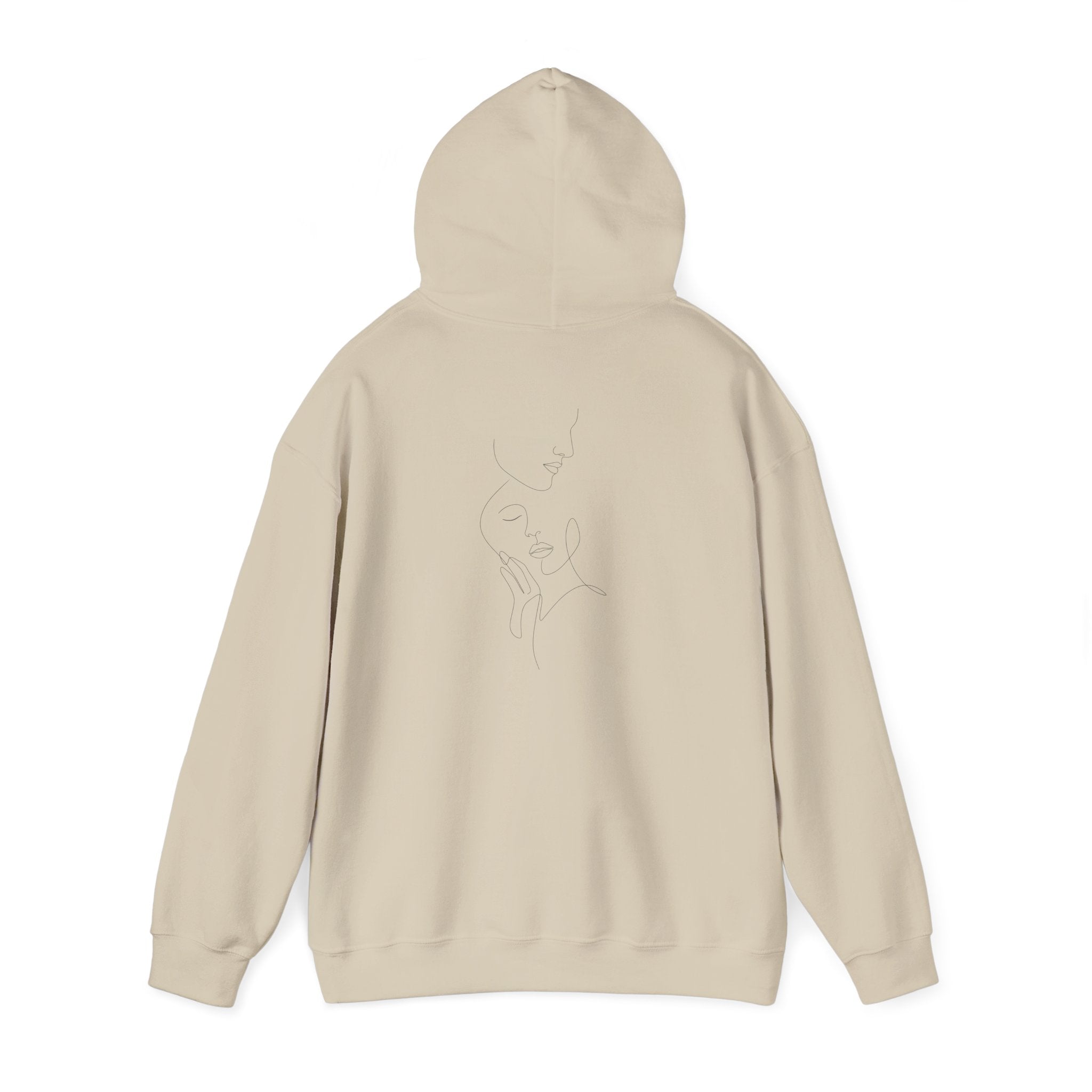 Minimalist Faces - LineArt - Hoodie
