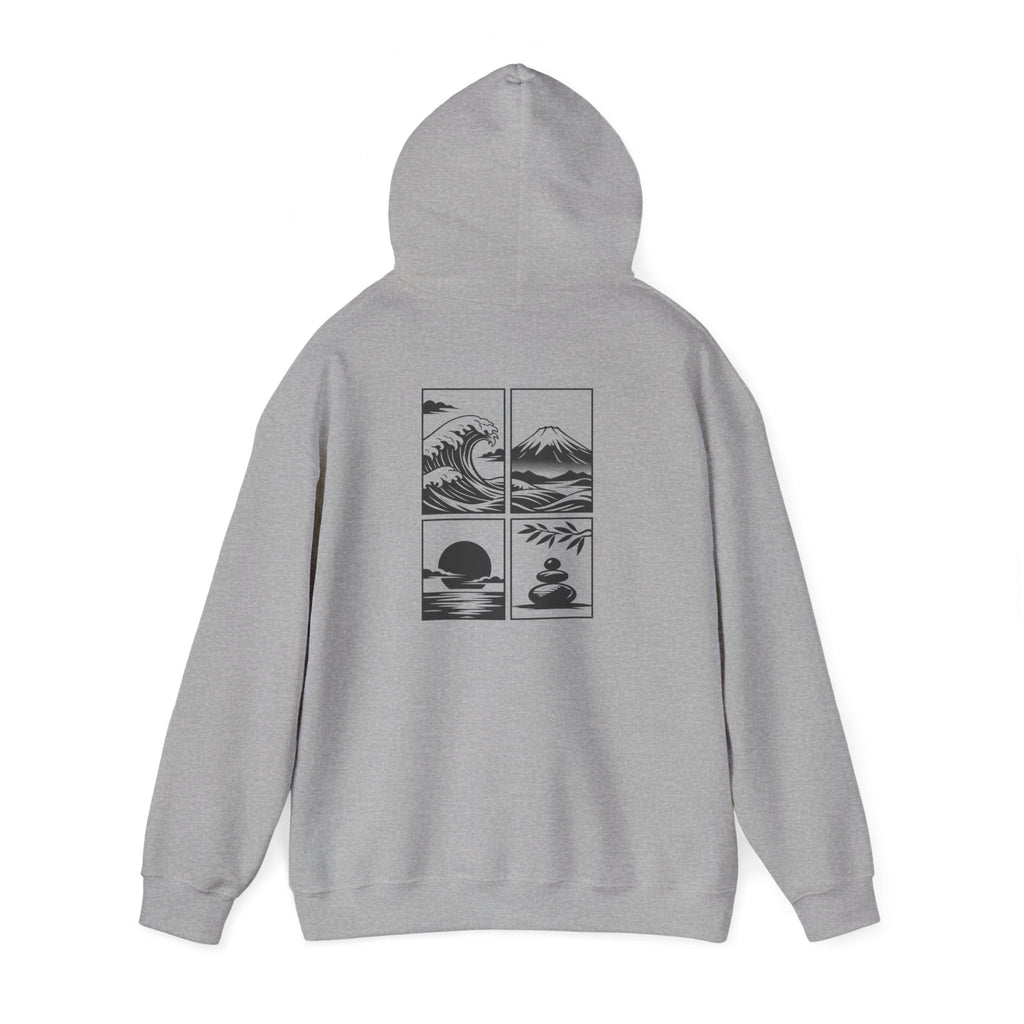 Zen Landscape - BasicPrint - Hoodie