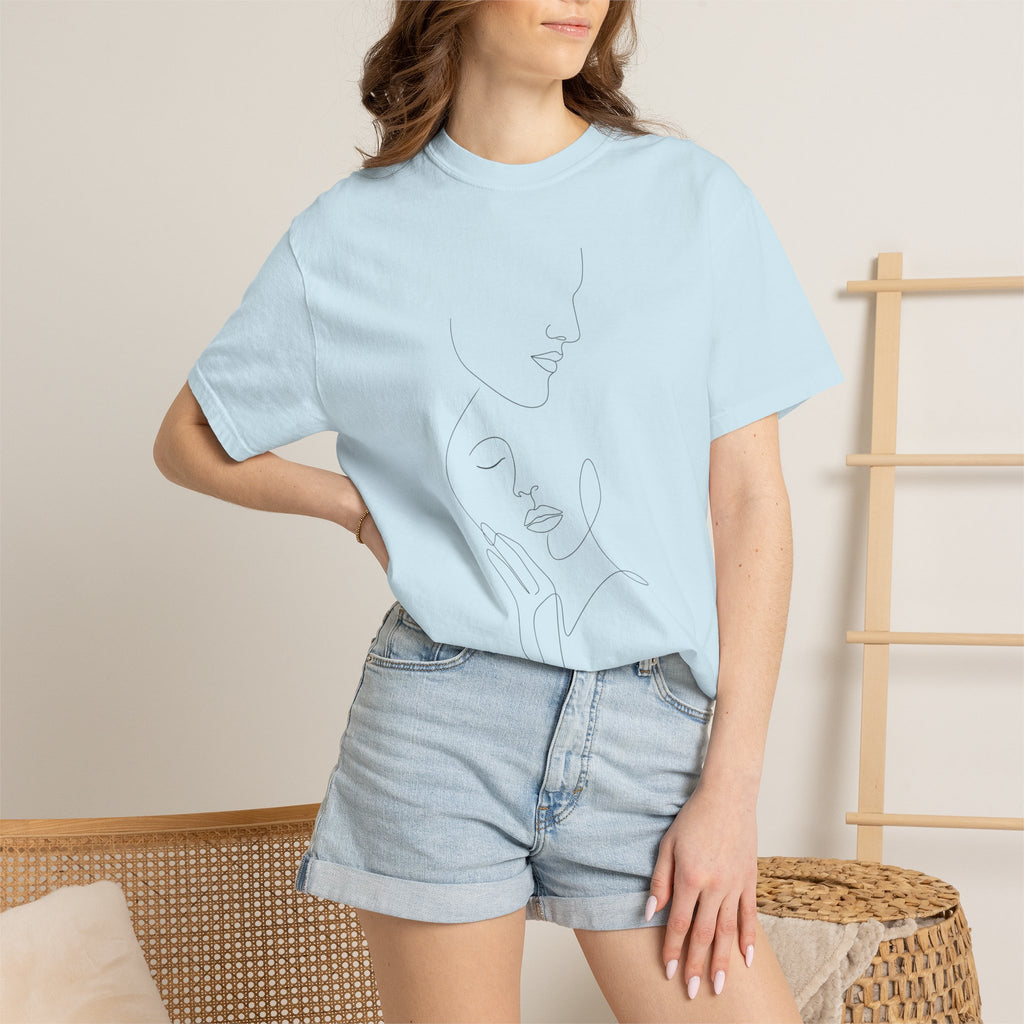 Minimalist Faces - LineArt - Graphic Tee