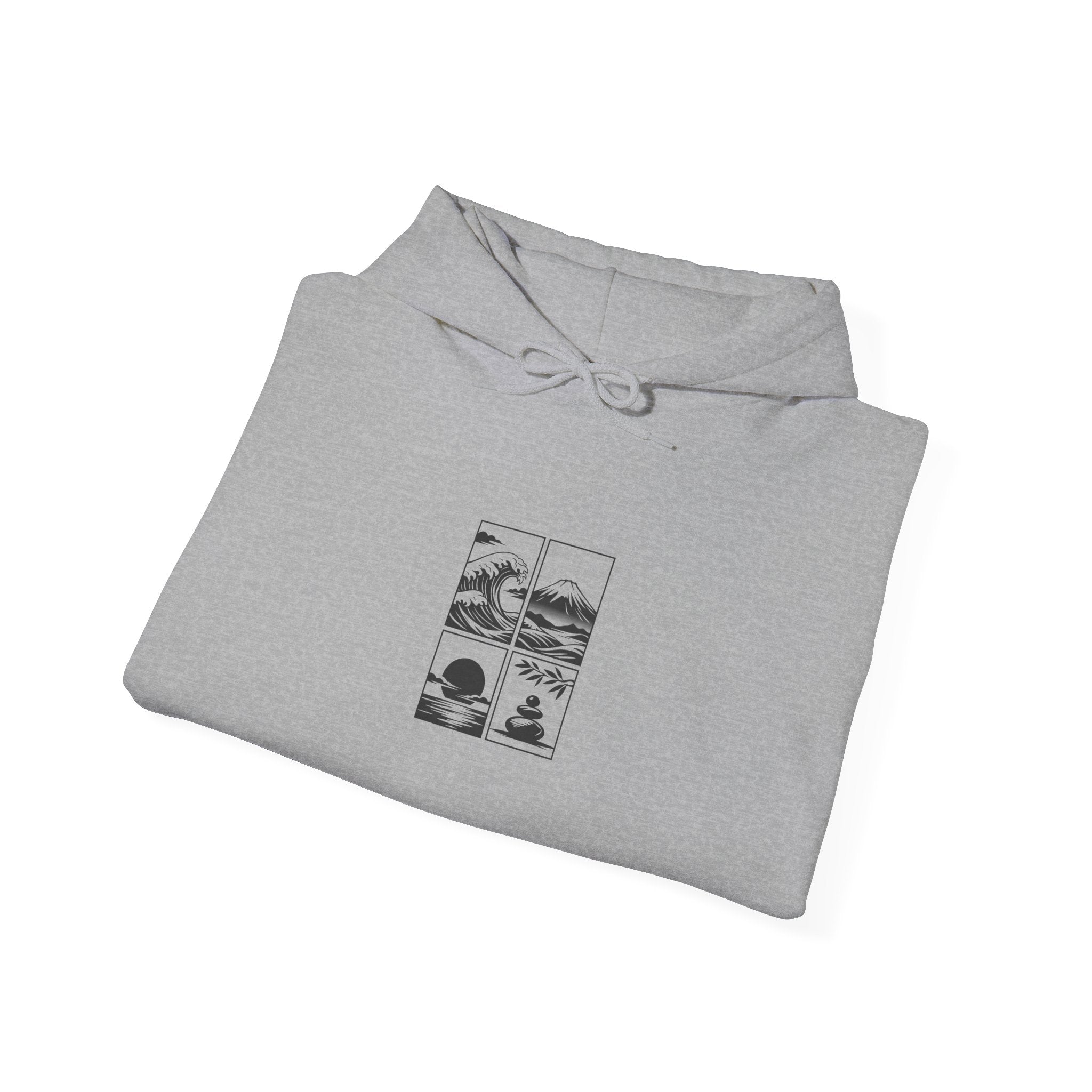 Zen Landscape - BasicPrint - Hoodie